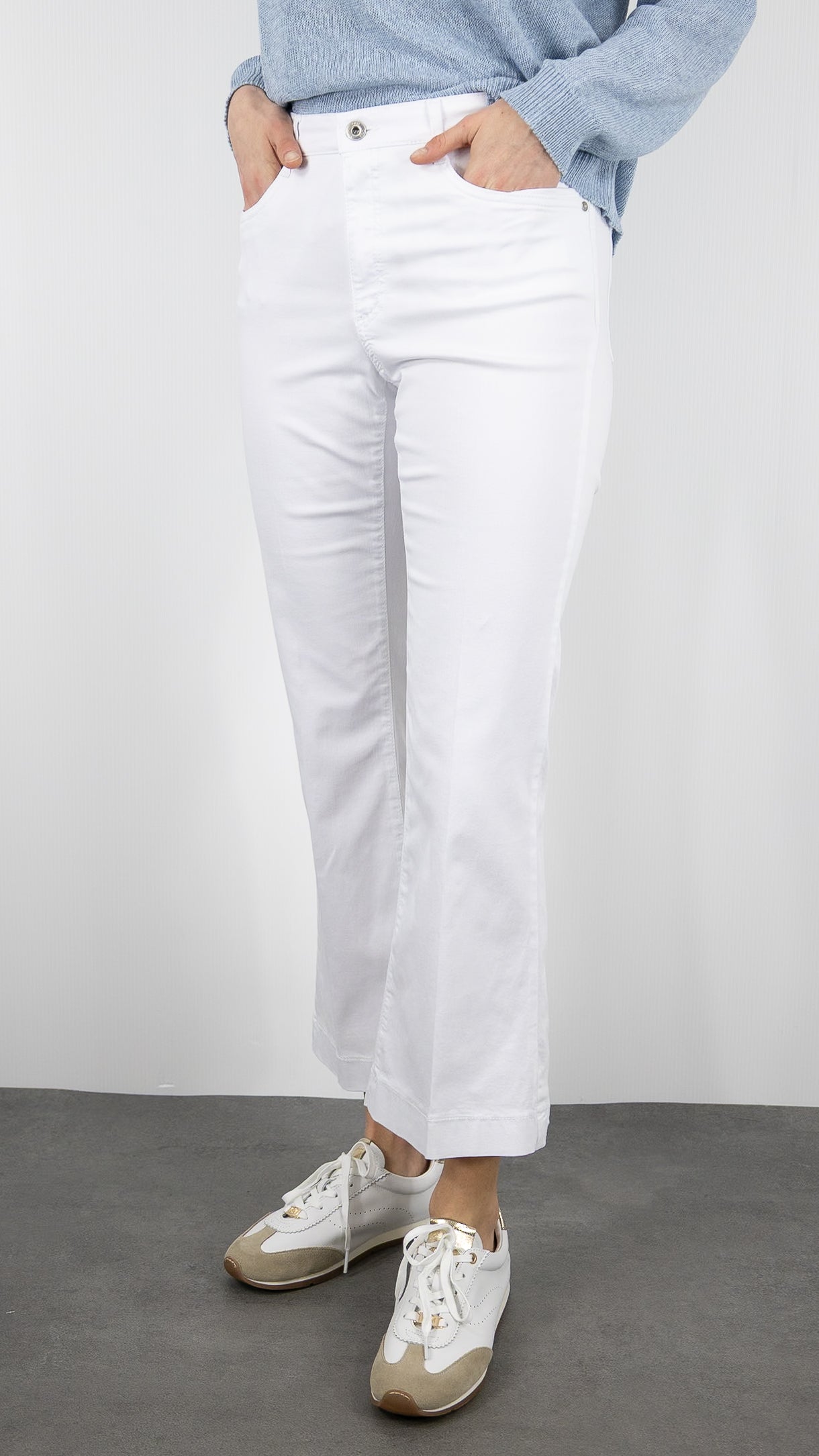 JEANS 7/8 BLANC POUR FEMME BRAX 09-7352 MARY S