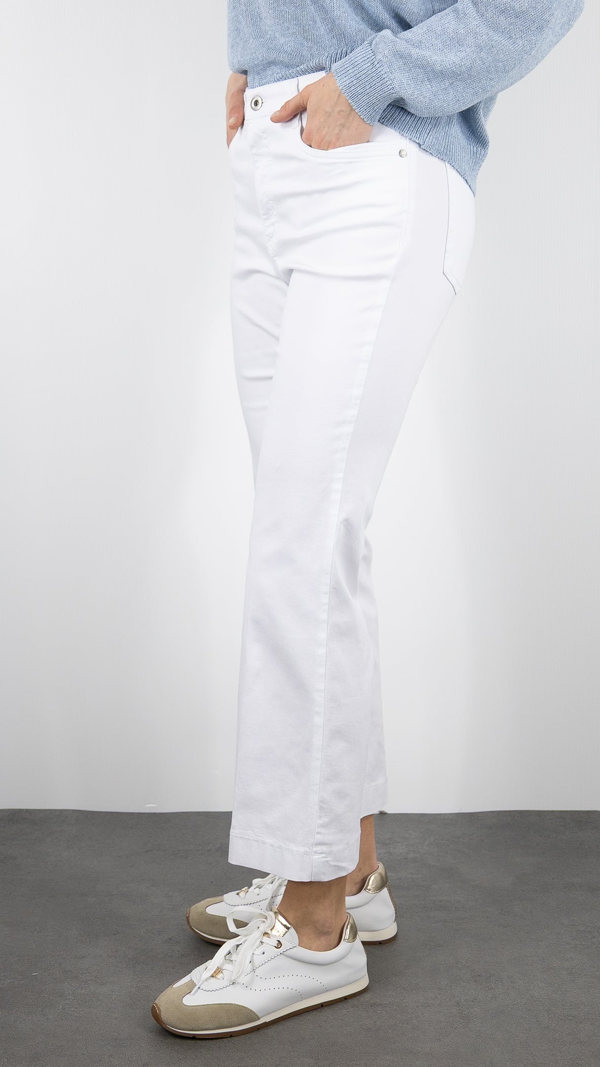 JEANS 7/8 BLANC POUR FEMME BRAX 09-7352 MARY S