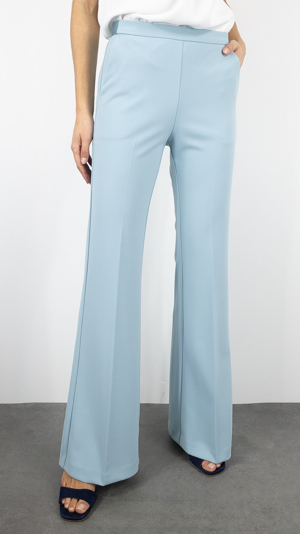 PANTALON HABILLE FALRE CIEL #COLOR_4503/NEW SKY BLEU 