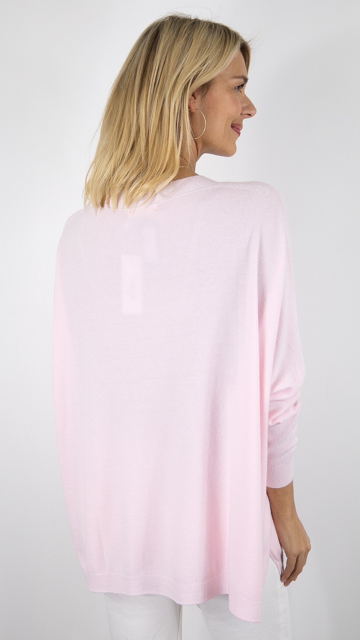 PULL OVERSIZE POUR FEMME ALEXANDRE LAURENT C8778#COLOR_ROSE PALE