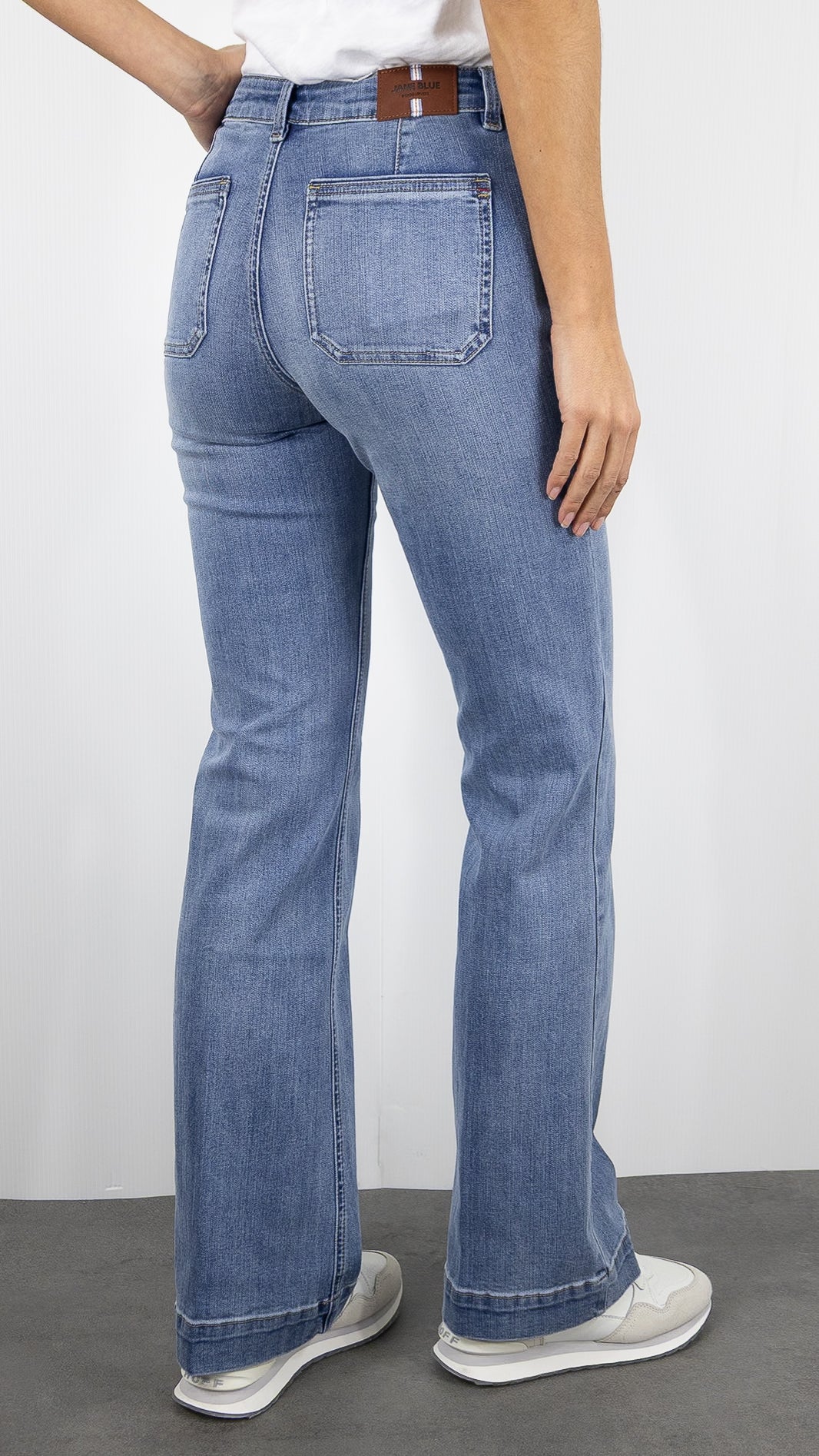 JEANS EVASE 2 POCHES JANE BLUE BASTILLE ALABAMA BLUE#COLOR_ALASKA WASH