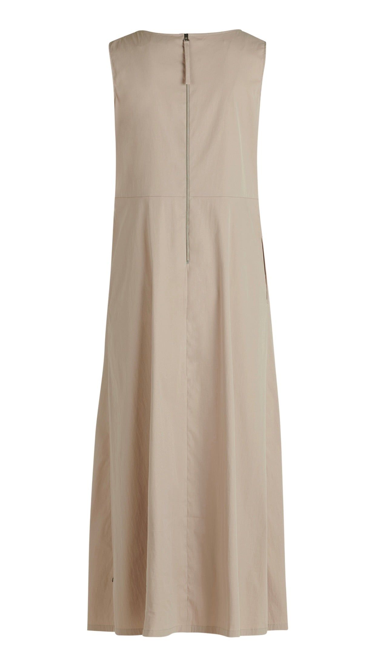 ROBE LONGUE SANS MANCHES BEIGE  ROBE LEGERE 0356/4845