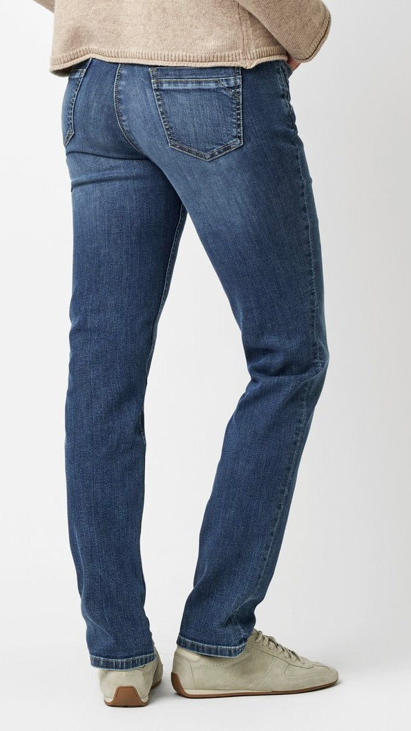 JEANS SLIM POUR FEMME TONI 12-30 1226-42 BE LOVED#COLOR_552/DENIM MOYEN