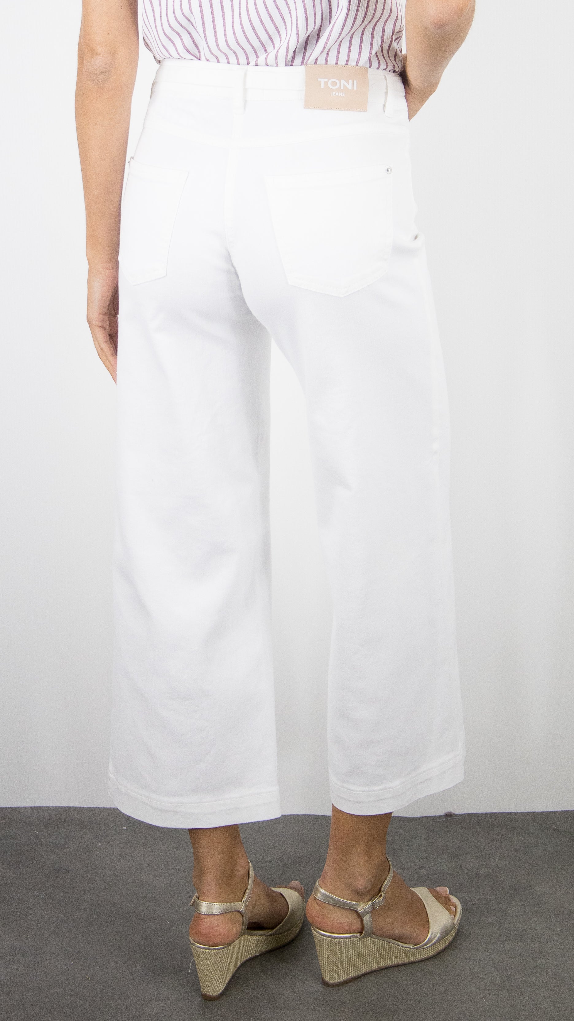 PANTALON LARGE BLANC POUR FEMME TONI 12-33/1306-26