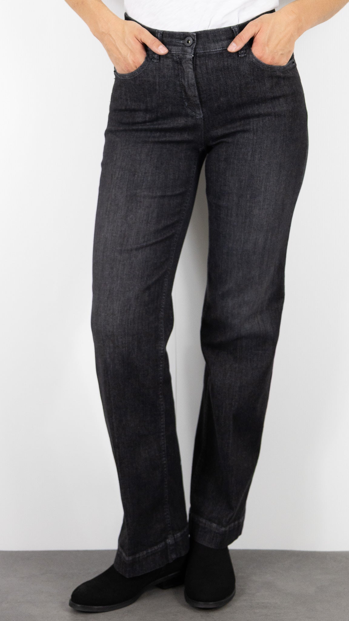 JEANS BOOTCUT FEMME TONI JENNY WIDE 12-39 1213-56#COLOR_872/ANTHRACITE