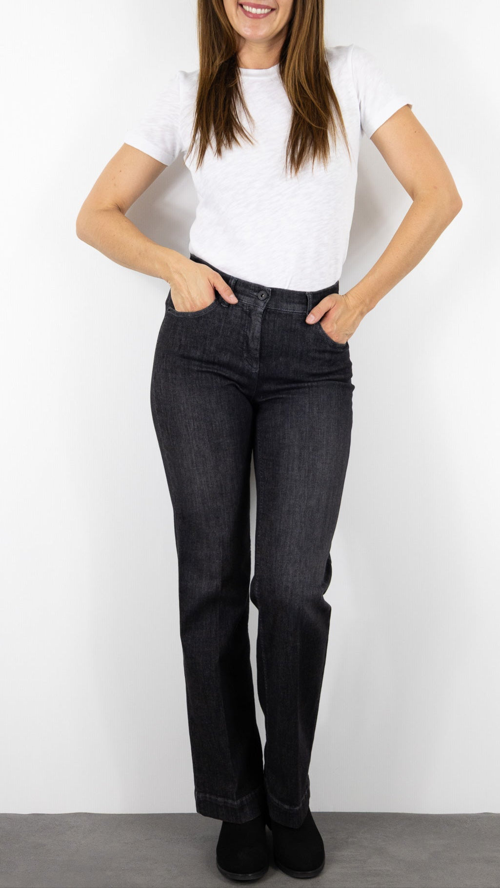 JEANS BOOTCUT FEMME TONI JENNY WIDE 12-39 1213-56#COLOR_872/ANTHRACITE