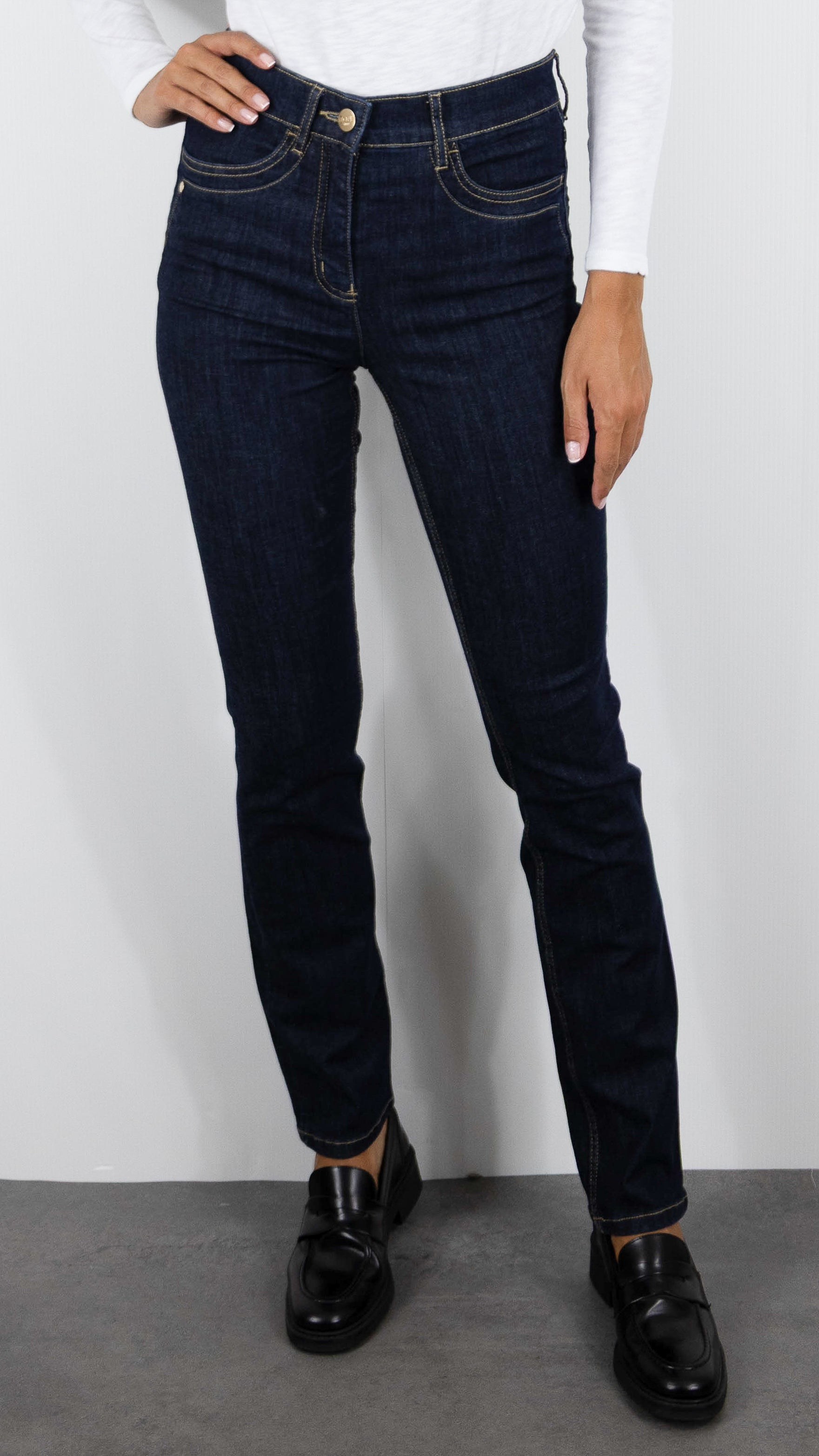 JEANS SLIM BRUT POUR FEMME TONI 12-59 1226-42 BE LOVED#COLOR_591/BRUT