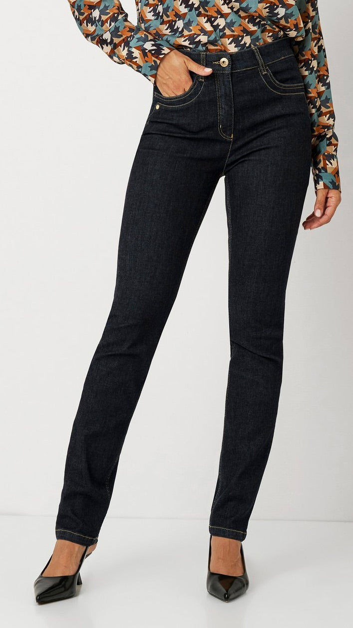 JEANS SLIM BRUT POUR FEMME TONI 12-59 1226-42 BE LOVED#COLOR_591/BRUT