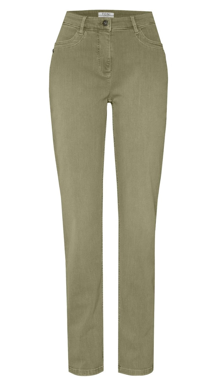 JEANS DROIT FEMME KAKI TILLEUL TONI BE LOVED 12-81 1226-42 