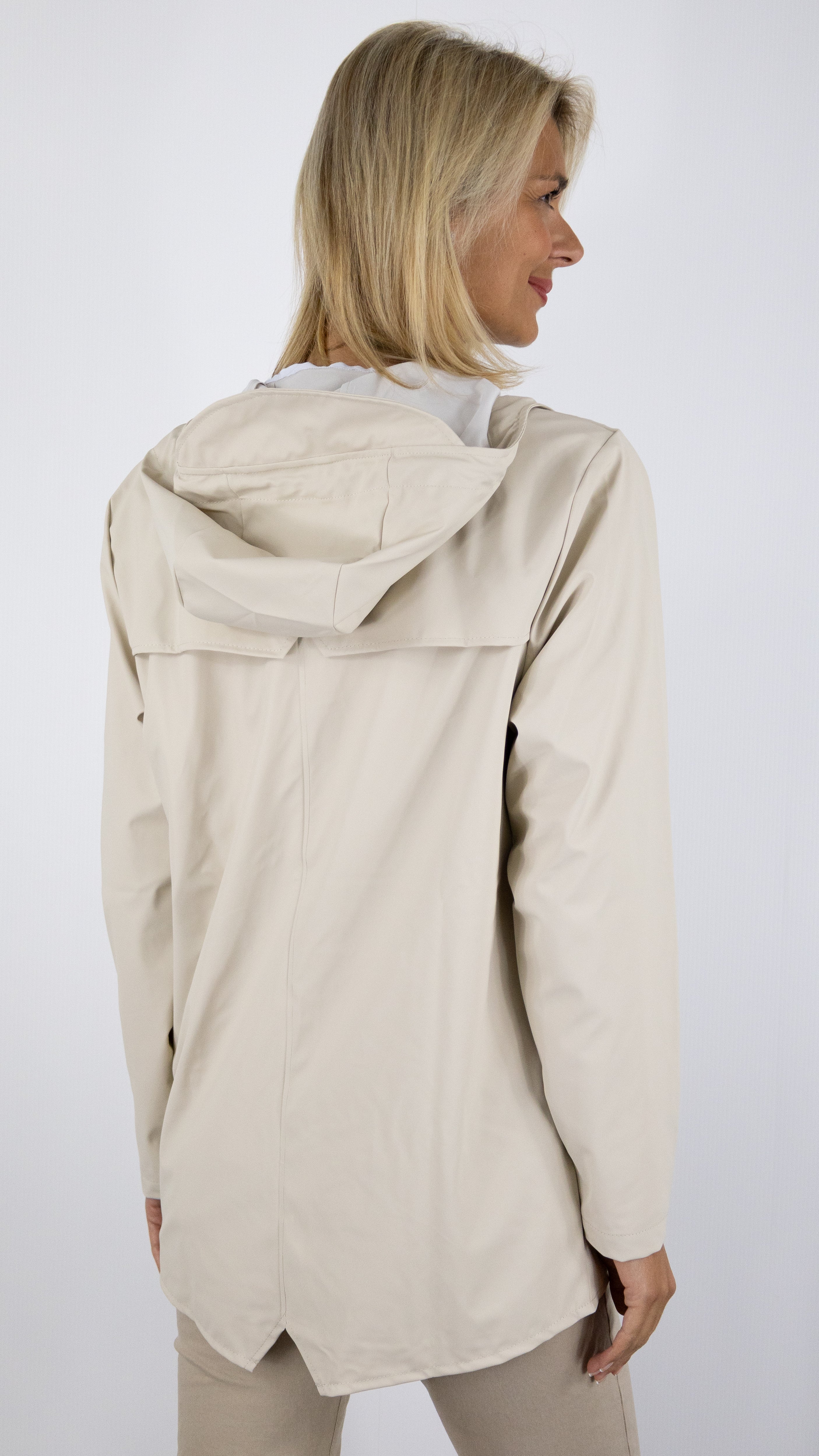 PARKA MI LONGUE RAINS PRESSIONS 12010 JACKET W3#COLOR_DUNE/BEIGE