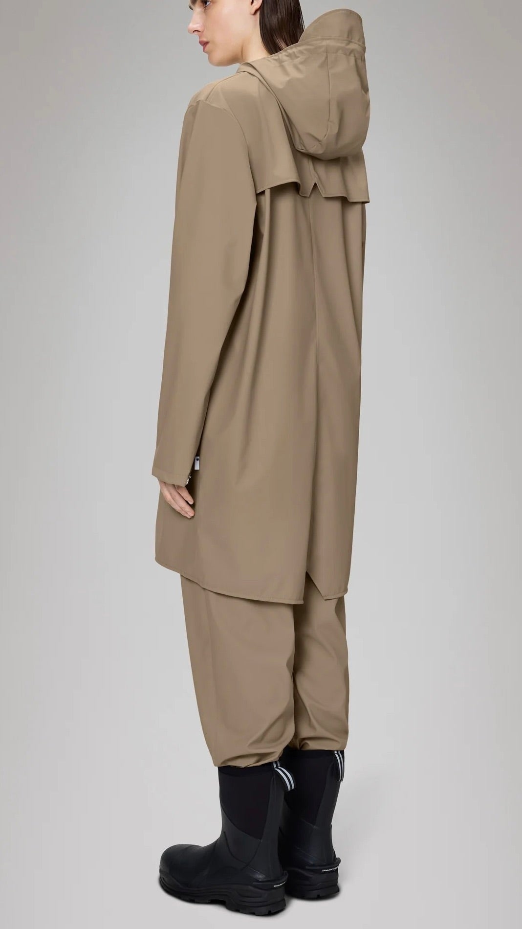 PARKA LONGUE JACKET 12020 RAINS#COLOR_BEIGE