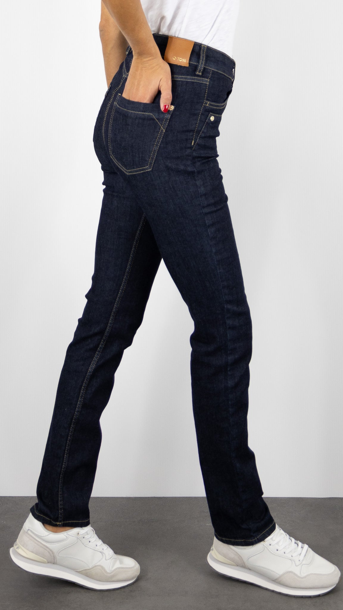 JEANS BE LOVED TONI 1226/042/12059#COLOR_591/BLUE RINSE BRUT