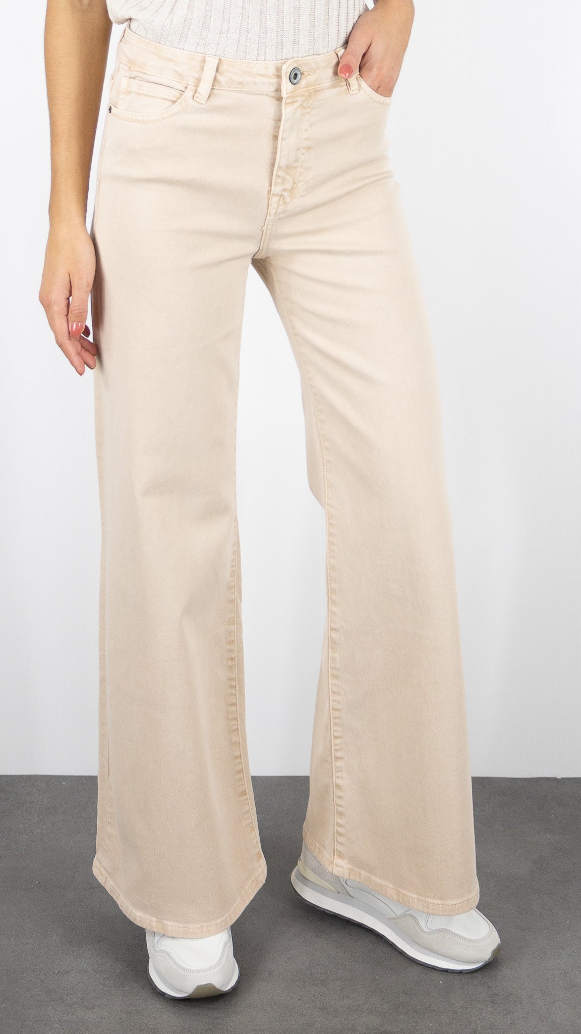 JEANS LARGE BEIGE STUDIO PARISIEN 1335 