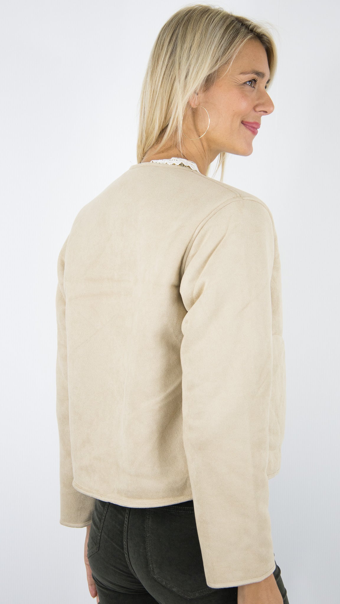 VESTE REVERSIBLE BEIGE FEMME SEASON 15G482 