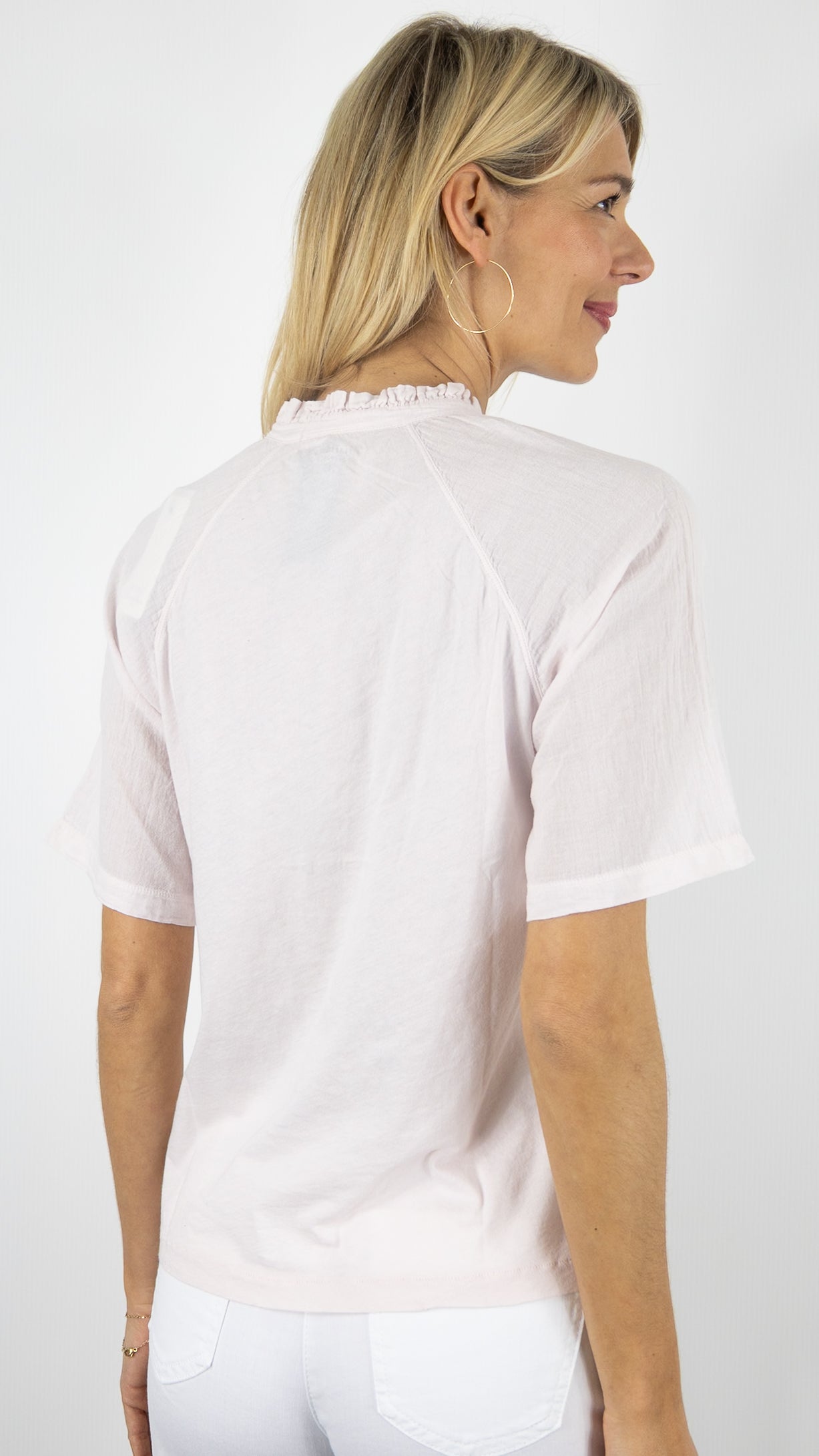 TEE-SHIRT MANCHES COURTES EN COTON HARTFORD TEKKE#COLOR_03/NUDE