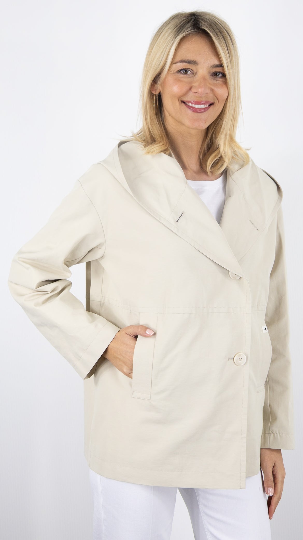 Parka Trench coat #COLOR_59/beige