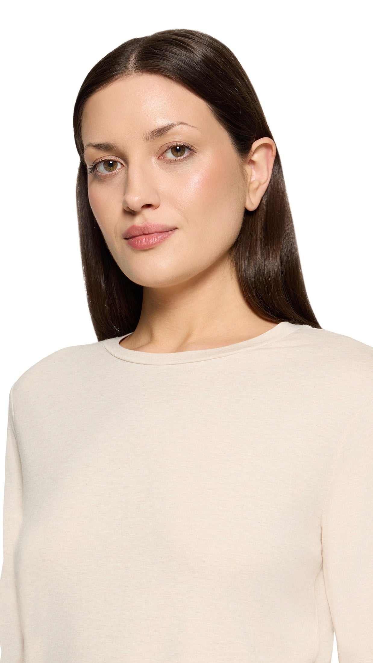 TEE SHIRT BASIQUE COL ROND EN COTON POUR FEMME 2585-3122 BETTY&CO#COLOR_1712/CREAM