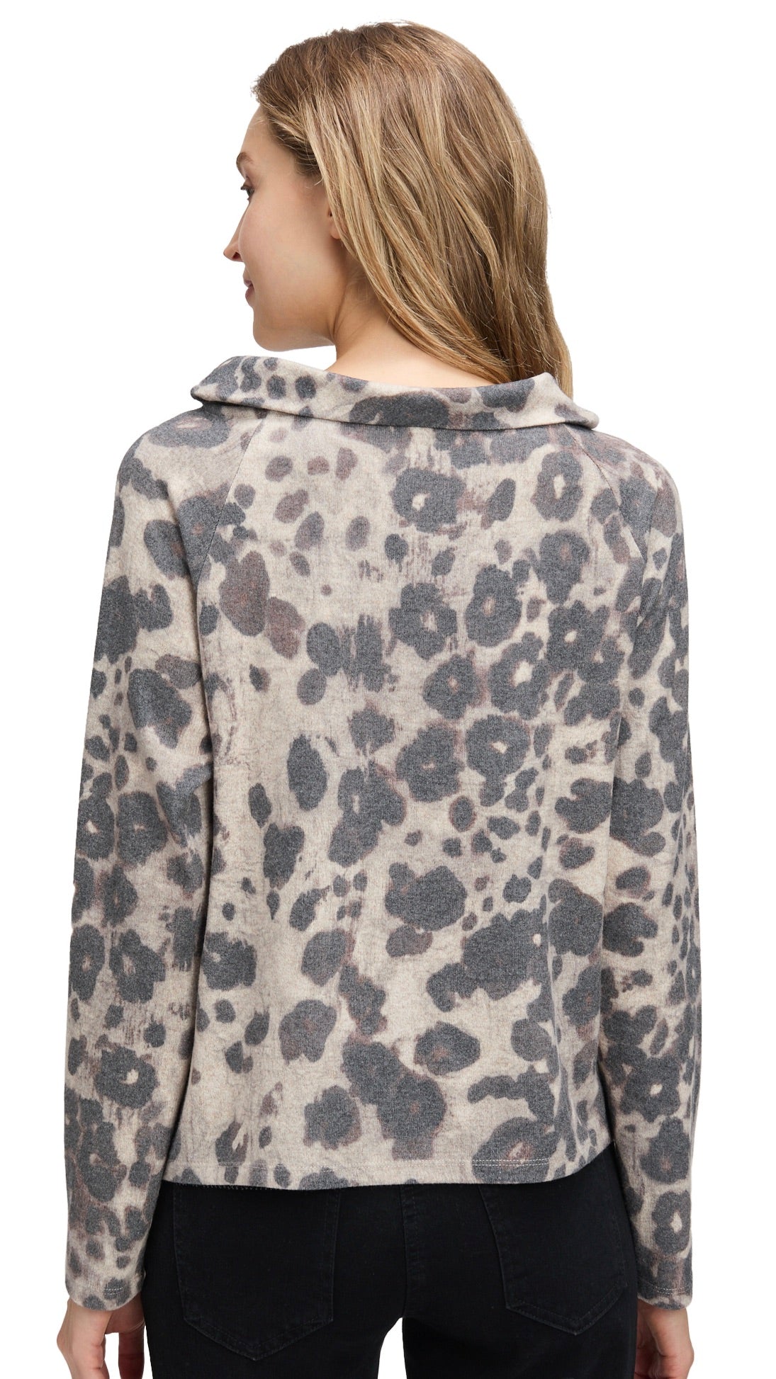 PULL IMPRIME COL BENITIER FEMME  BETTY BARCLAY 2629/1512