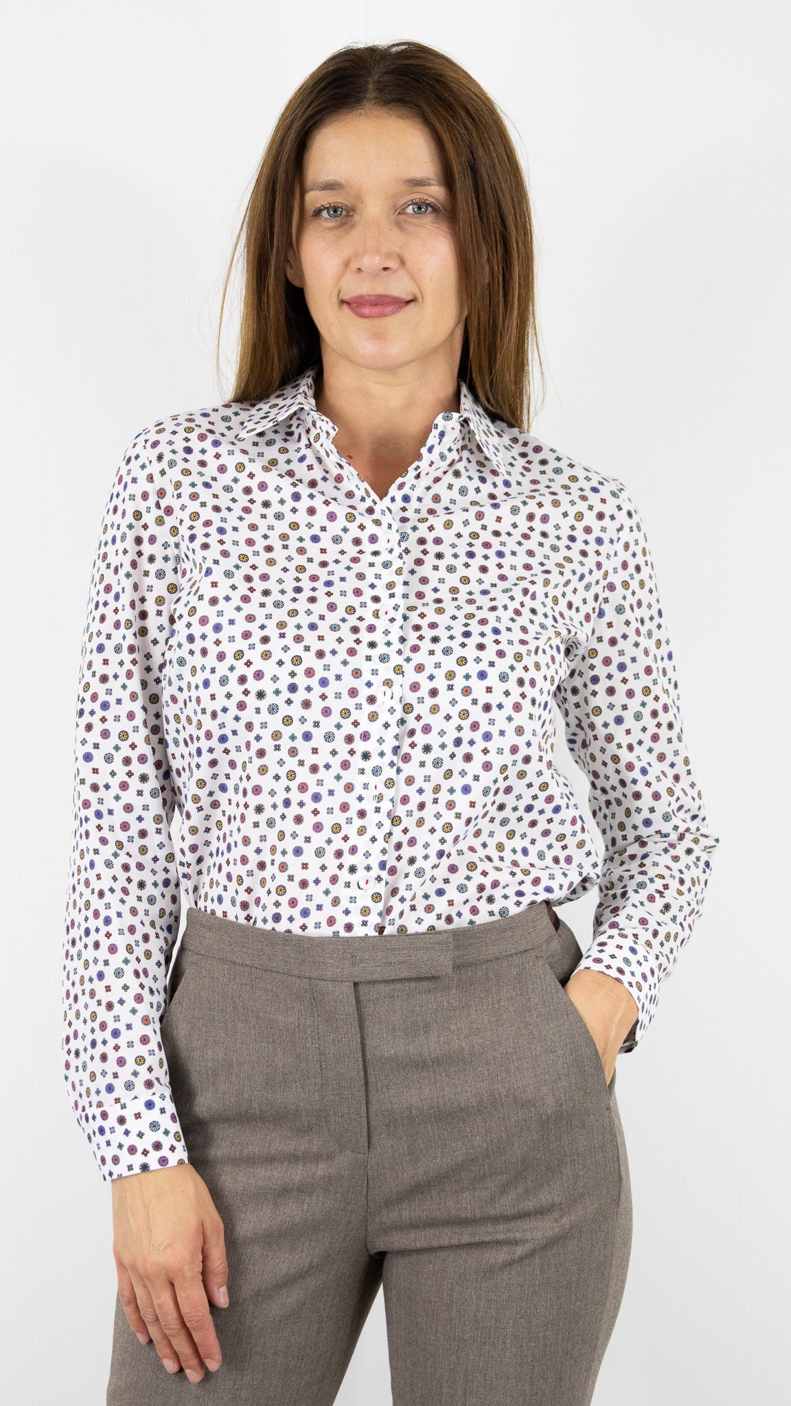CHEMISE IMPRIMEE EN COTON POUR FEMME SOMMERMANN MINNIE 2815/12