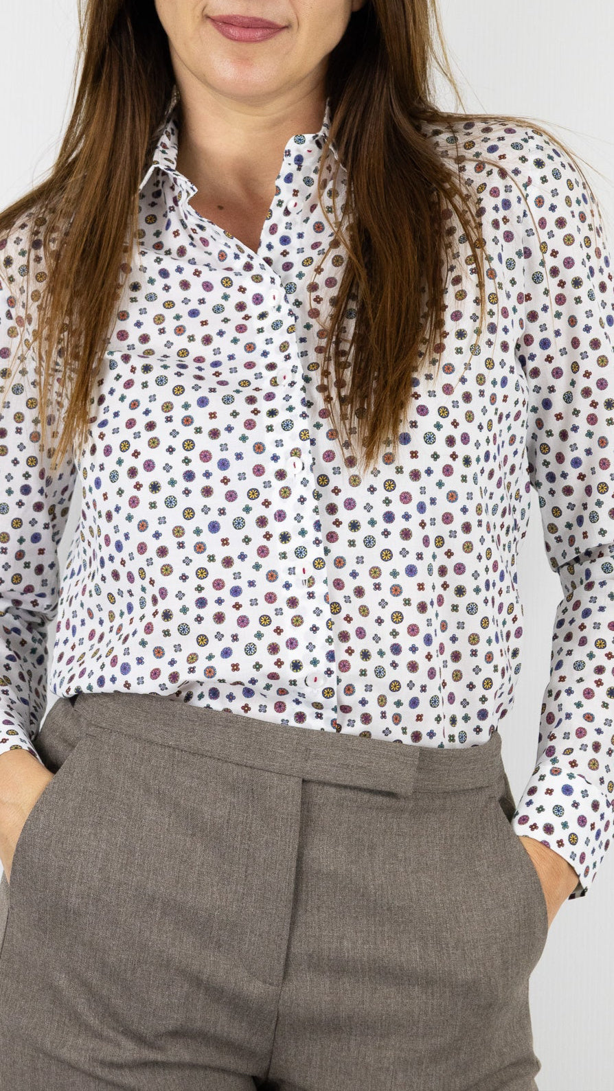 CHEMISE IMPRIMEE EN COTON POUR FEMME SOMMERMANN MINNIE 2815/12
