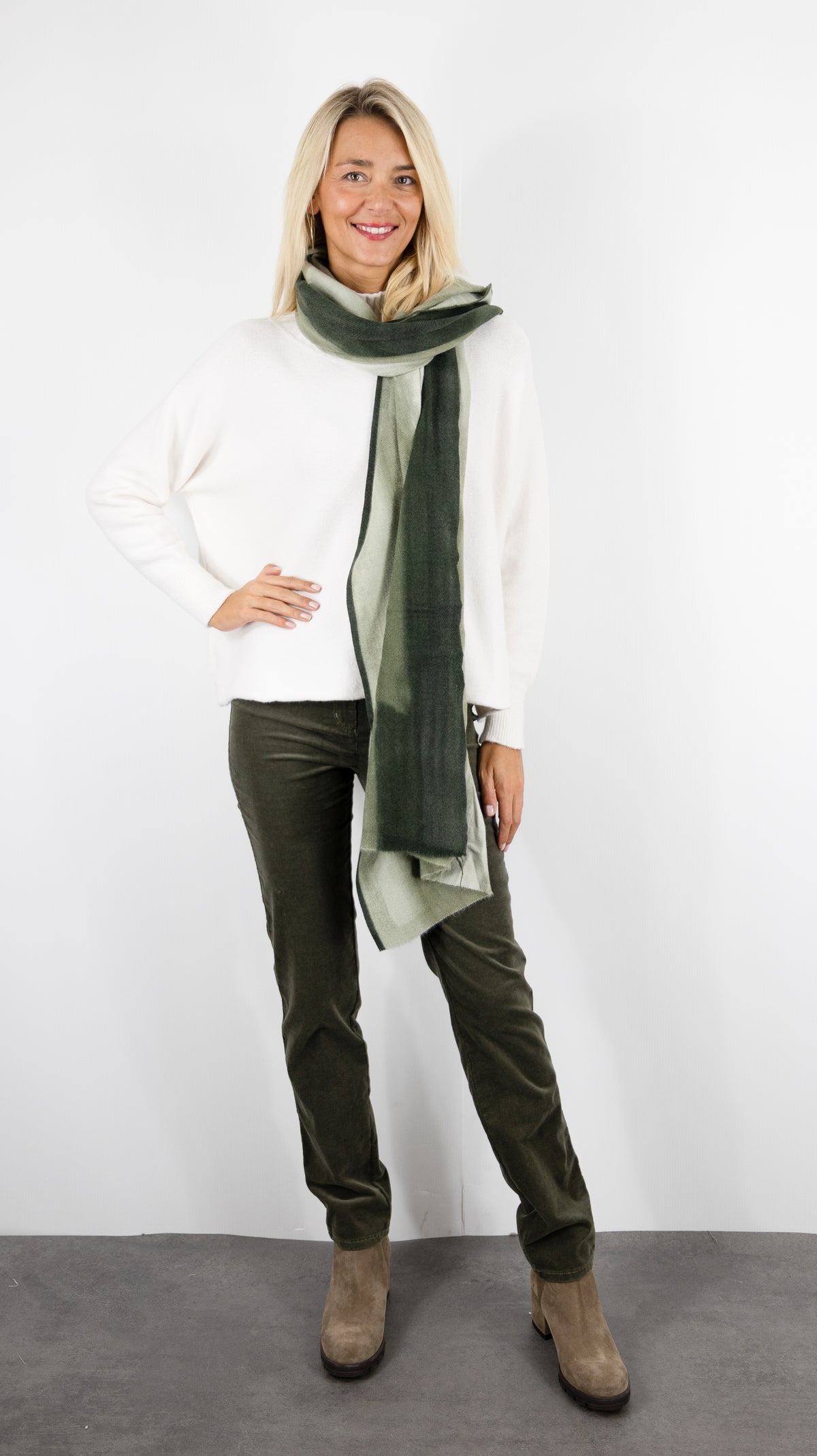 ETOLE KAKI MAILLE EPAISSE VOUS 67609#color_850/VERT FONCE