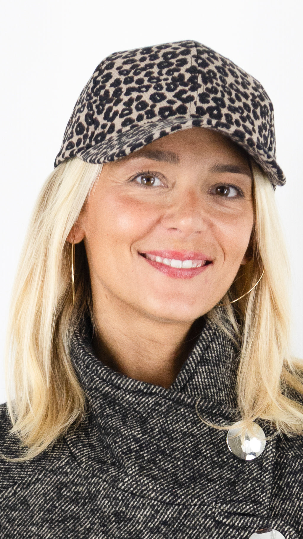 CASQUETTE LEOPARD MARRON CLAIR POUR FEMME VOUS 67103 