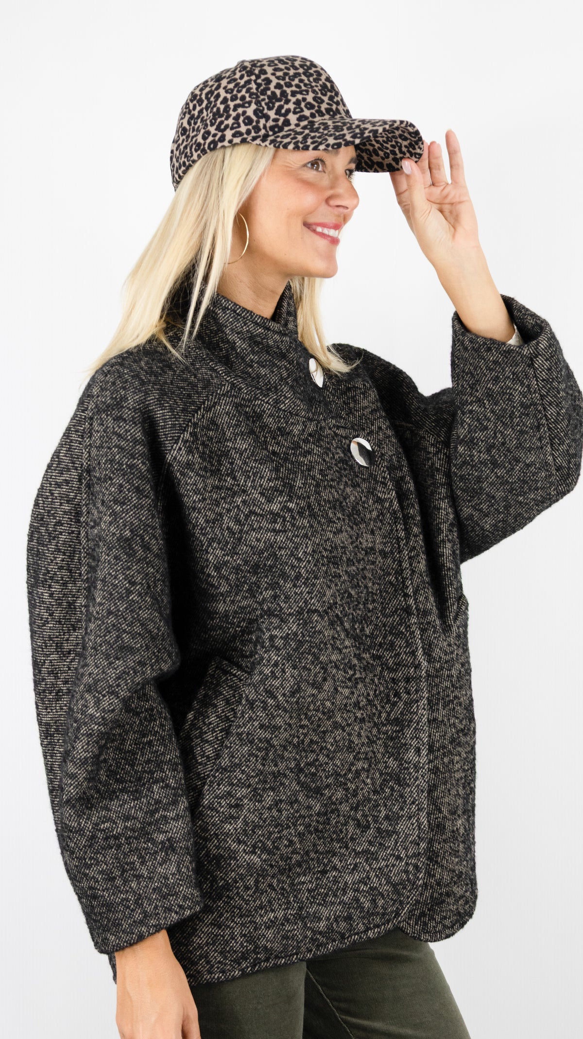 CASQUETTE LEOPARD MARRON CLAIR POUR FEMME VOUS 67103 