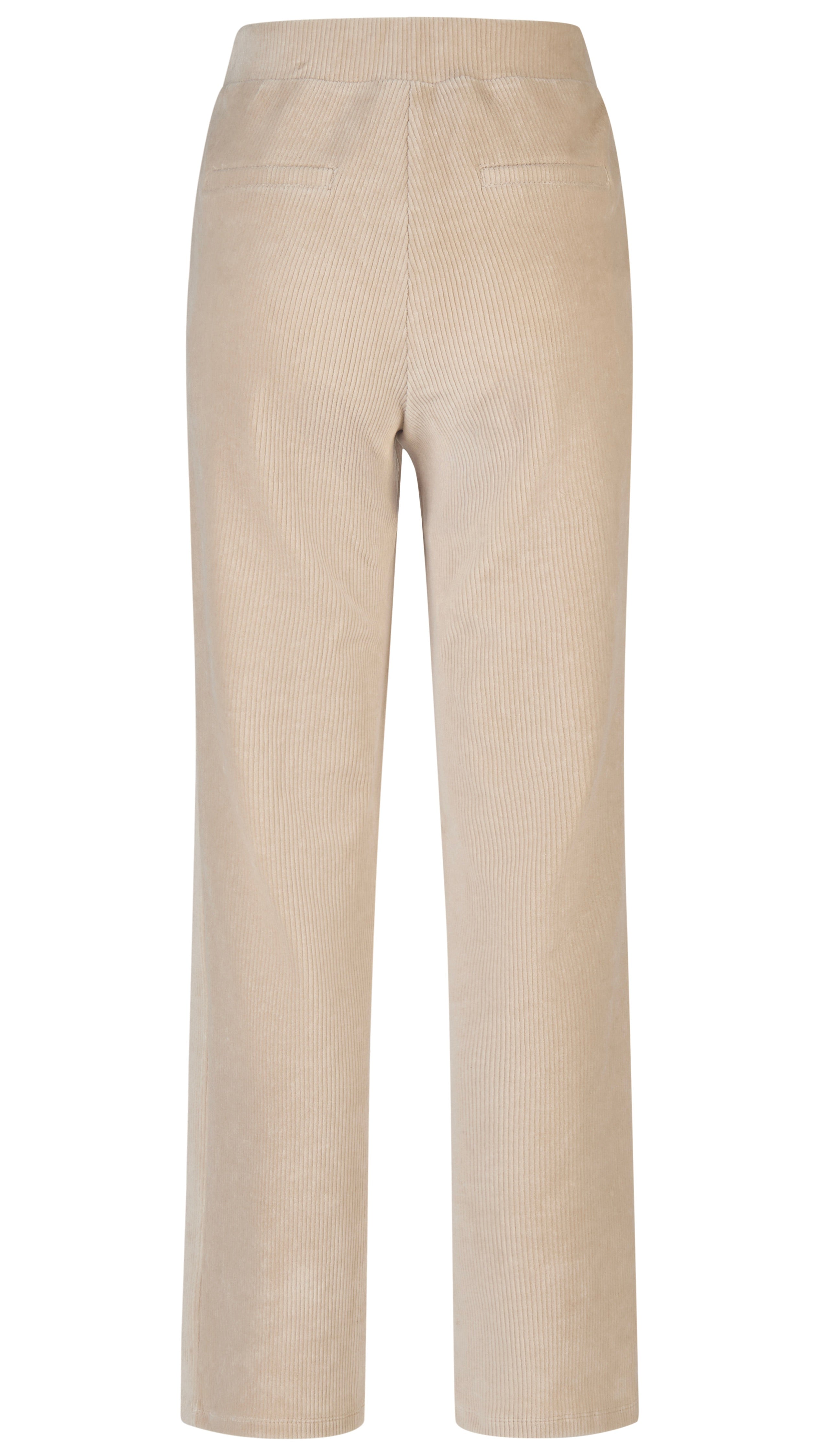 PANTALON EN VELOURS COTELE SOUPLE BEIGE LEBEK 3527 0052 
