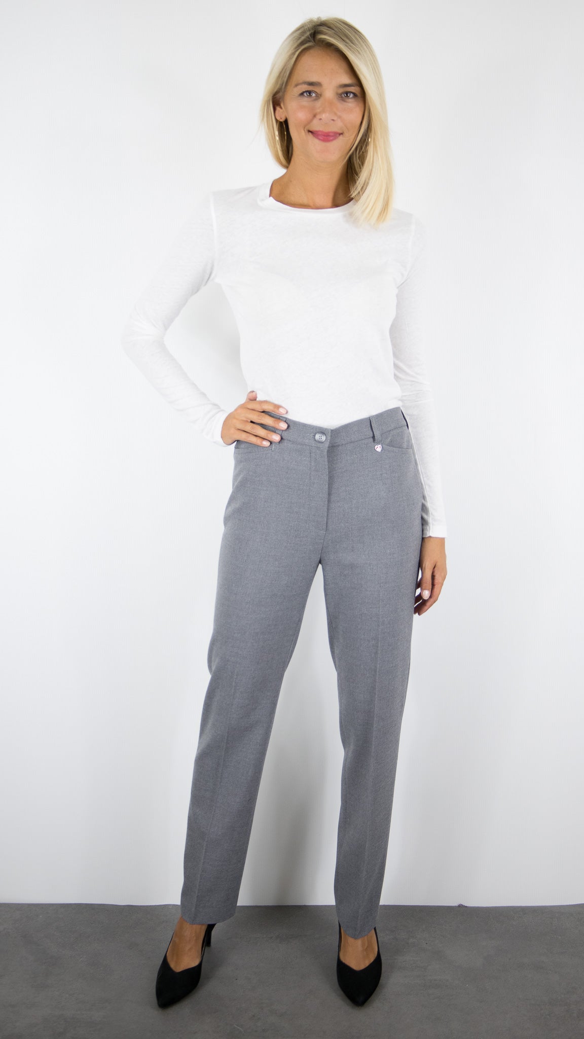 PANTALON DROIT TONI STEFFY CHIC 41-03 2220-16#COLOR_87/GRIS CLAIR