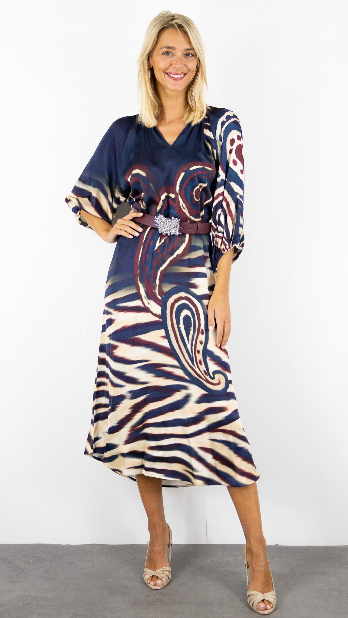 ROBE LONGUE IMPRIMEE FEMME CAROLINE BISS 4133