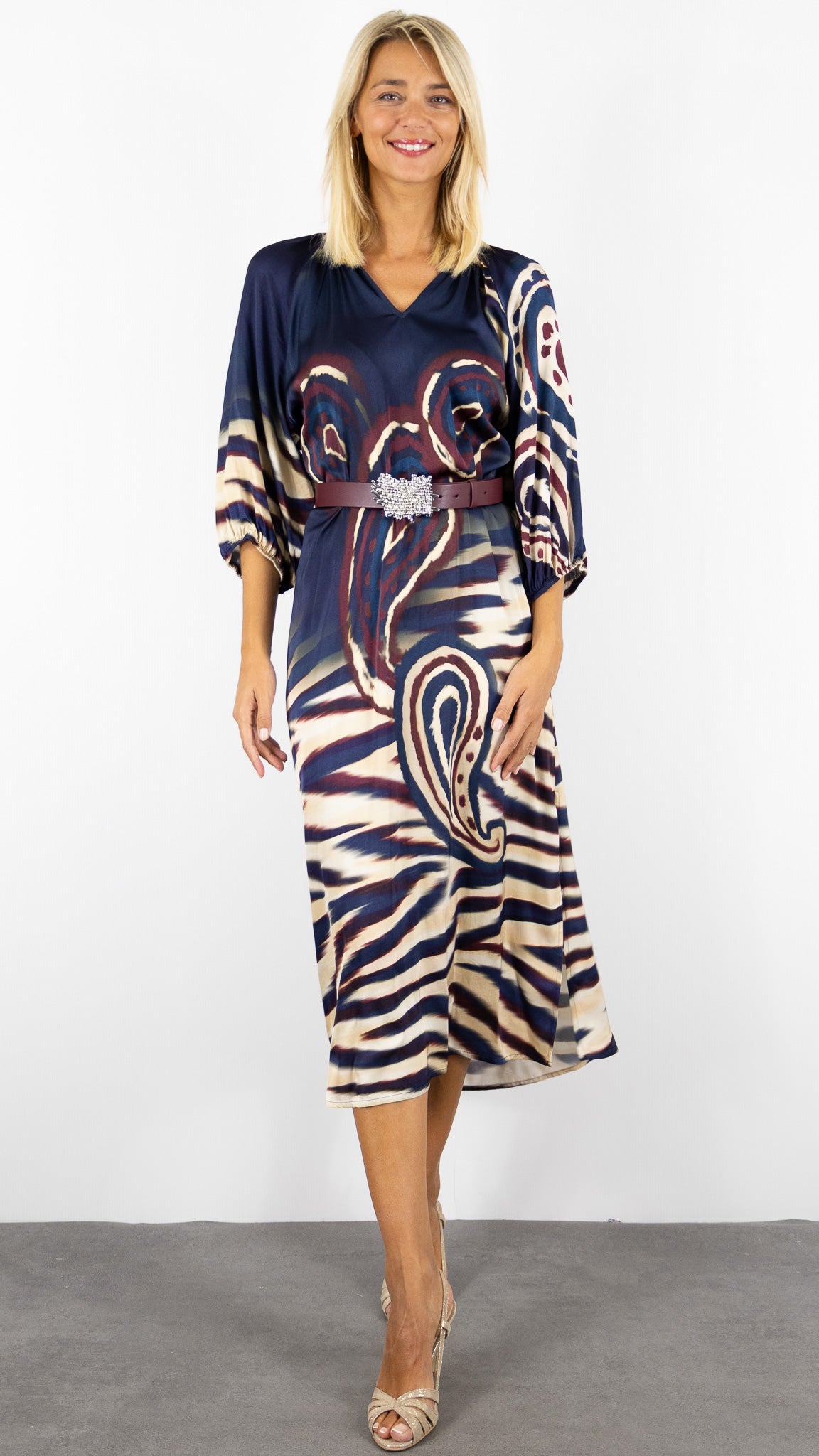 ROBE LONGUE IMPRIMEE FEMME CAROLINE BISS 4133