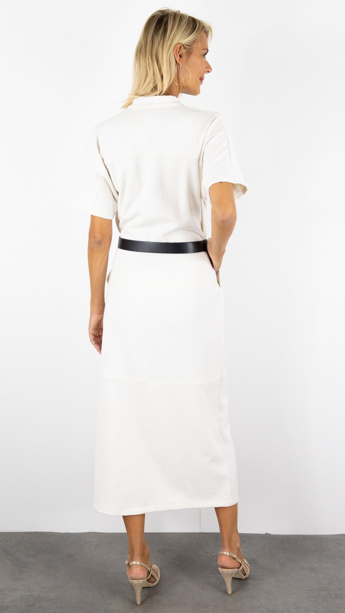 ROBE LONGUE CAROLINE BISS ECRUE CAROLINE BISS 4171