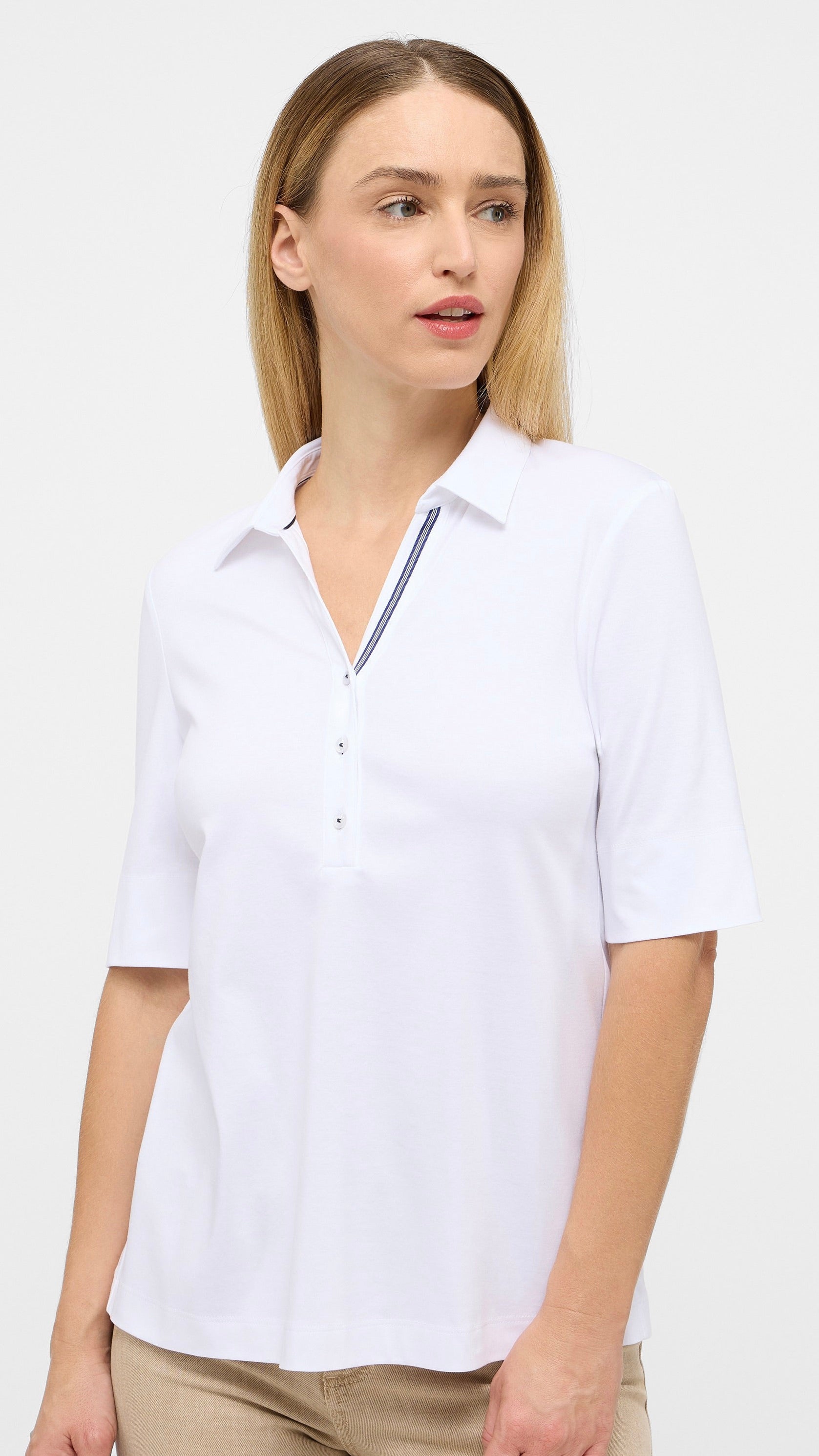 TEE-SHIRT POLO BMANC POUR FEMME ETERNA 5158 H554