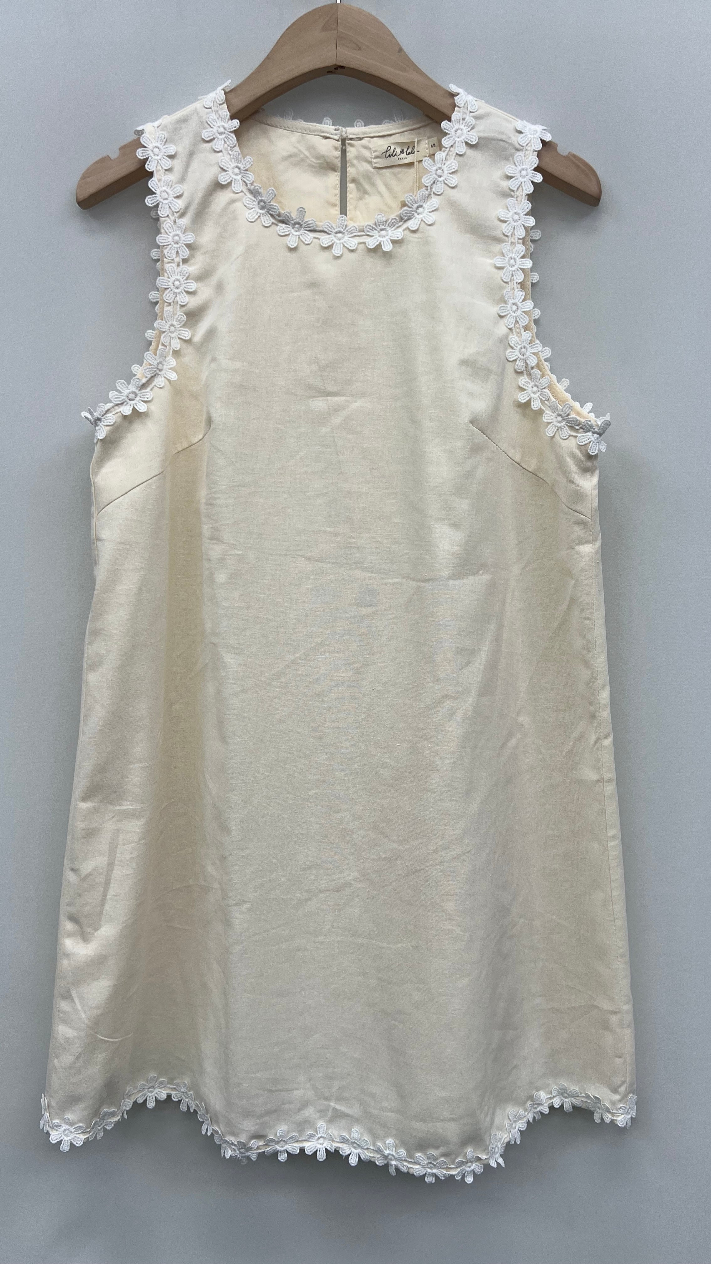 ROBE FLEURIE BEIGE LILI ET LALA 5500