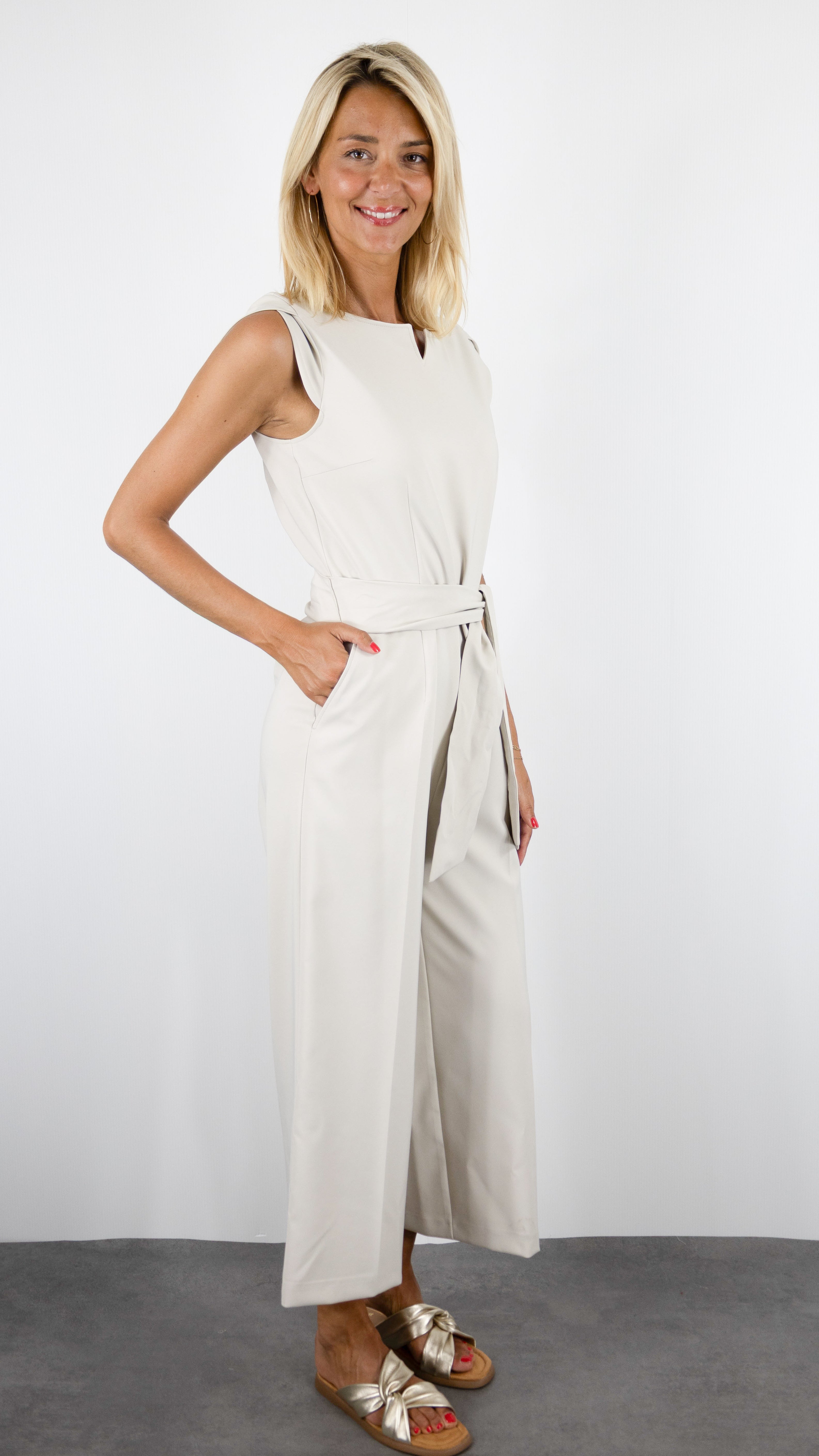 COMBINAISON sans manches femme beige  BETTY BARCLAY 6023/108