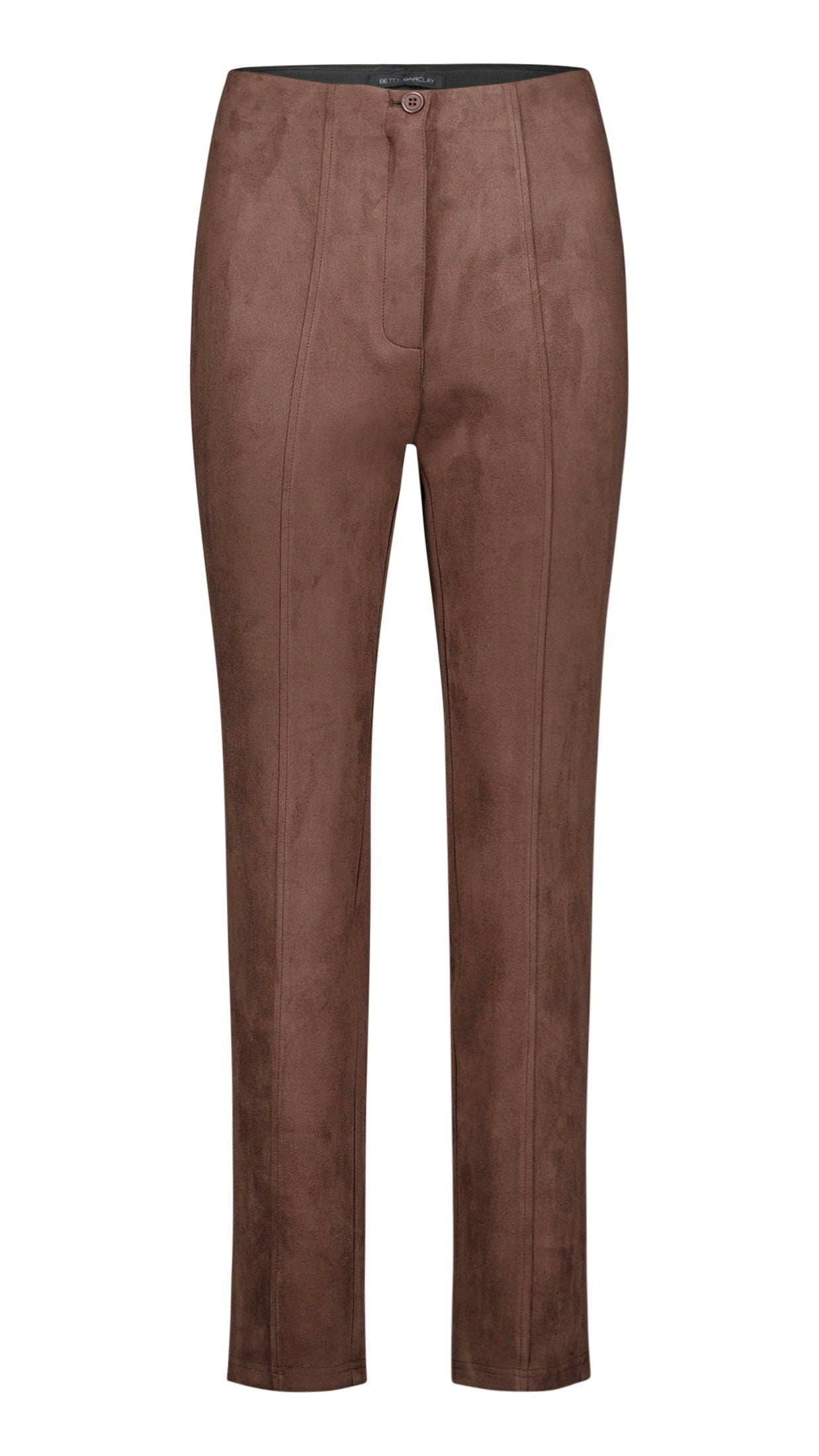 PANTALON SLIM EN SUEDINE CHOCOLAT BETTY BARCLAY 6083/1178 