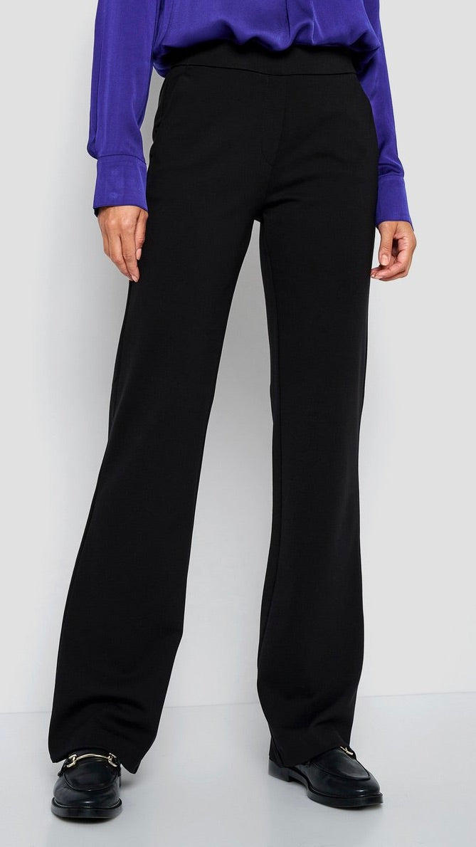 PANTALON FLARE EN JERSEY TONI 61-02 1213-61 JENNY WIDE#COLOR_891/BLACK