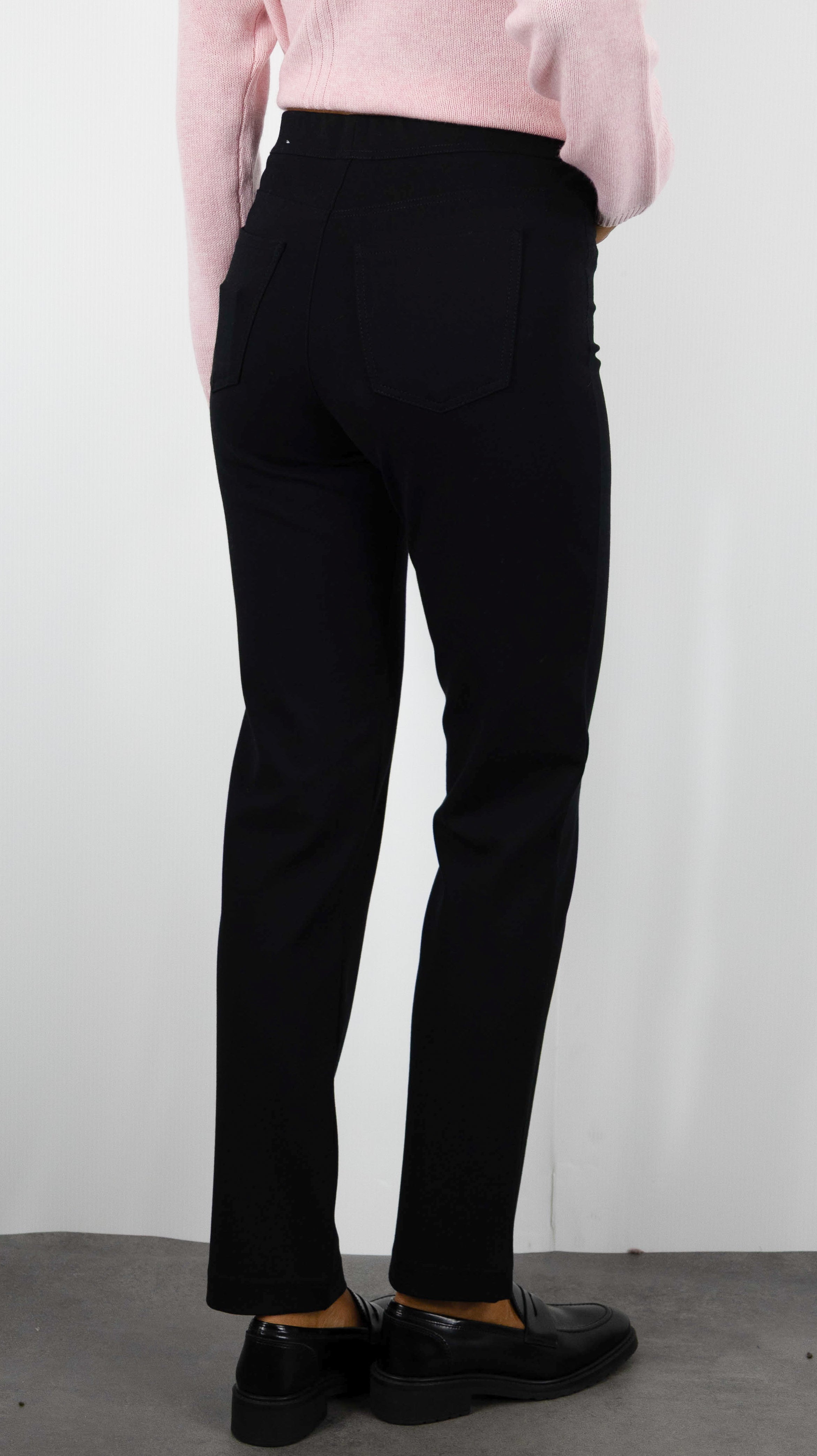 PANTALON EN JERSEY TAILLE ELASTIQUE POUR FEMME TONI 61-68 2800-0 ALICE#COLOR_89/SCHWARZ NOIR