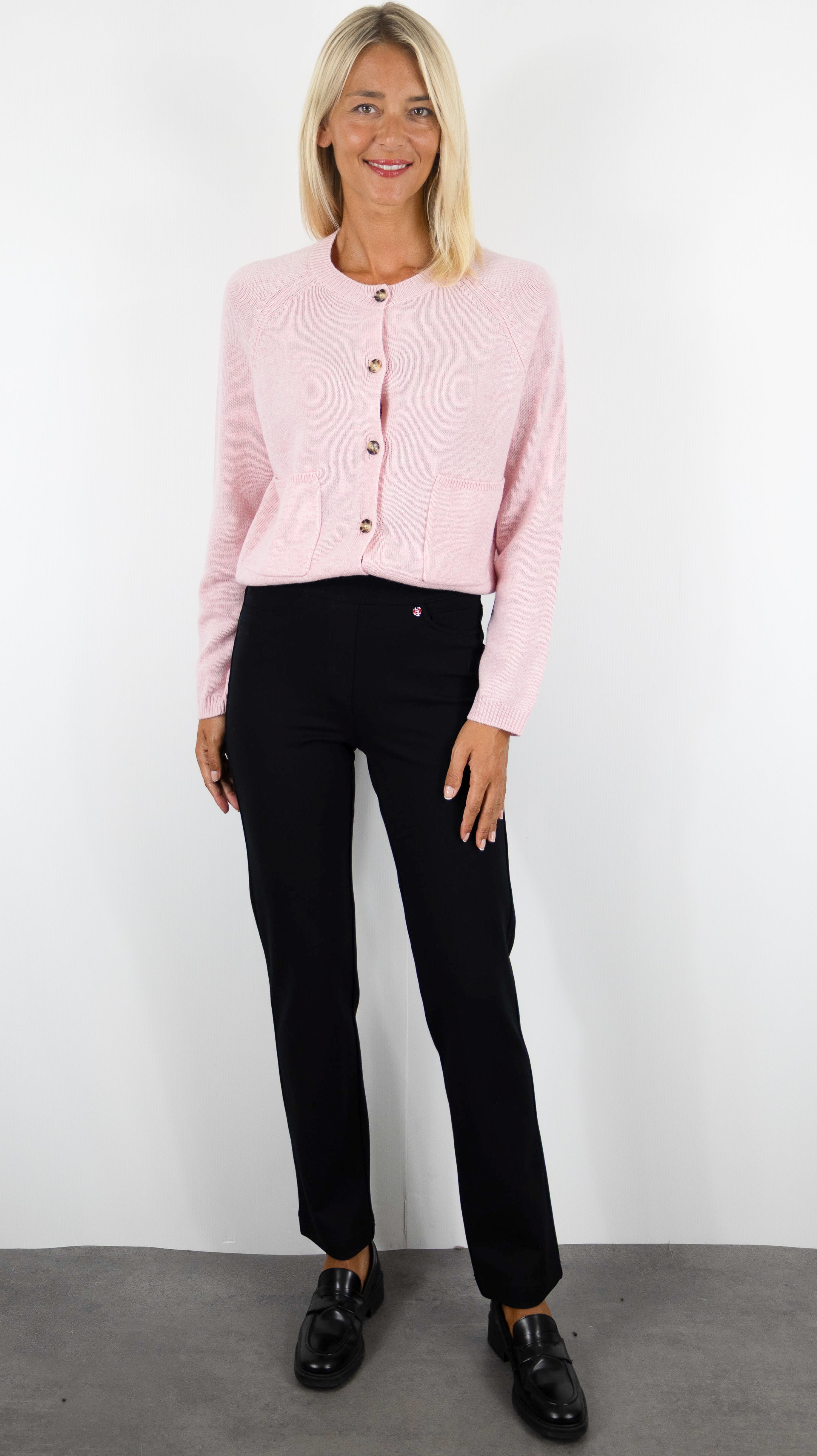 PANTALON EN JERSEY TAILLE ELASTIQUE POUR FEMME TONI 61-68 2800-0 ALICE#COLOR_89/SCHWARZ NOIR