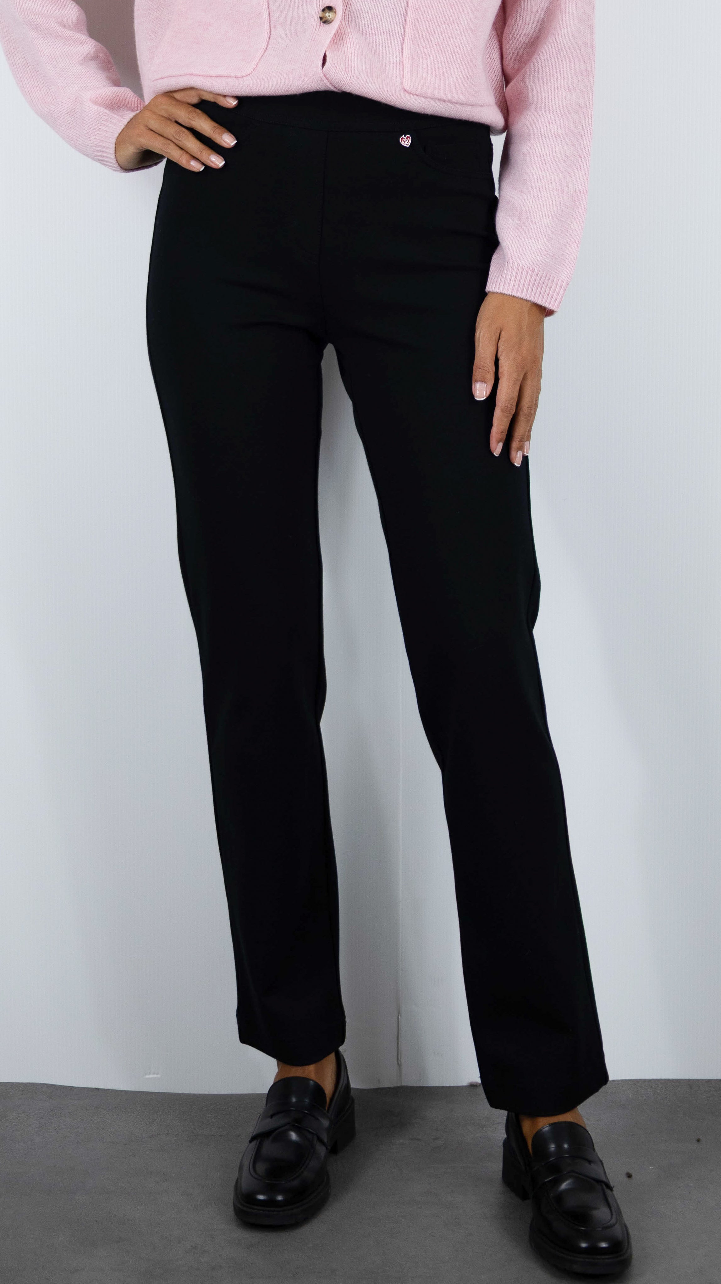 PANTALON EN JERSEY TAILLE ELASTIQUE POUR FEMME TONI 61-68 2800-0 ALICE#COLOR_89/SCHWARZ NOIR