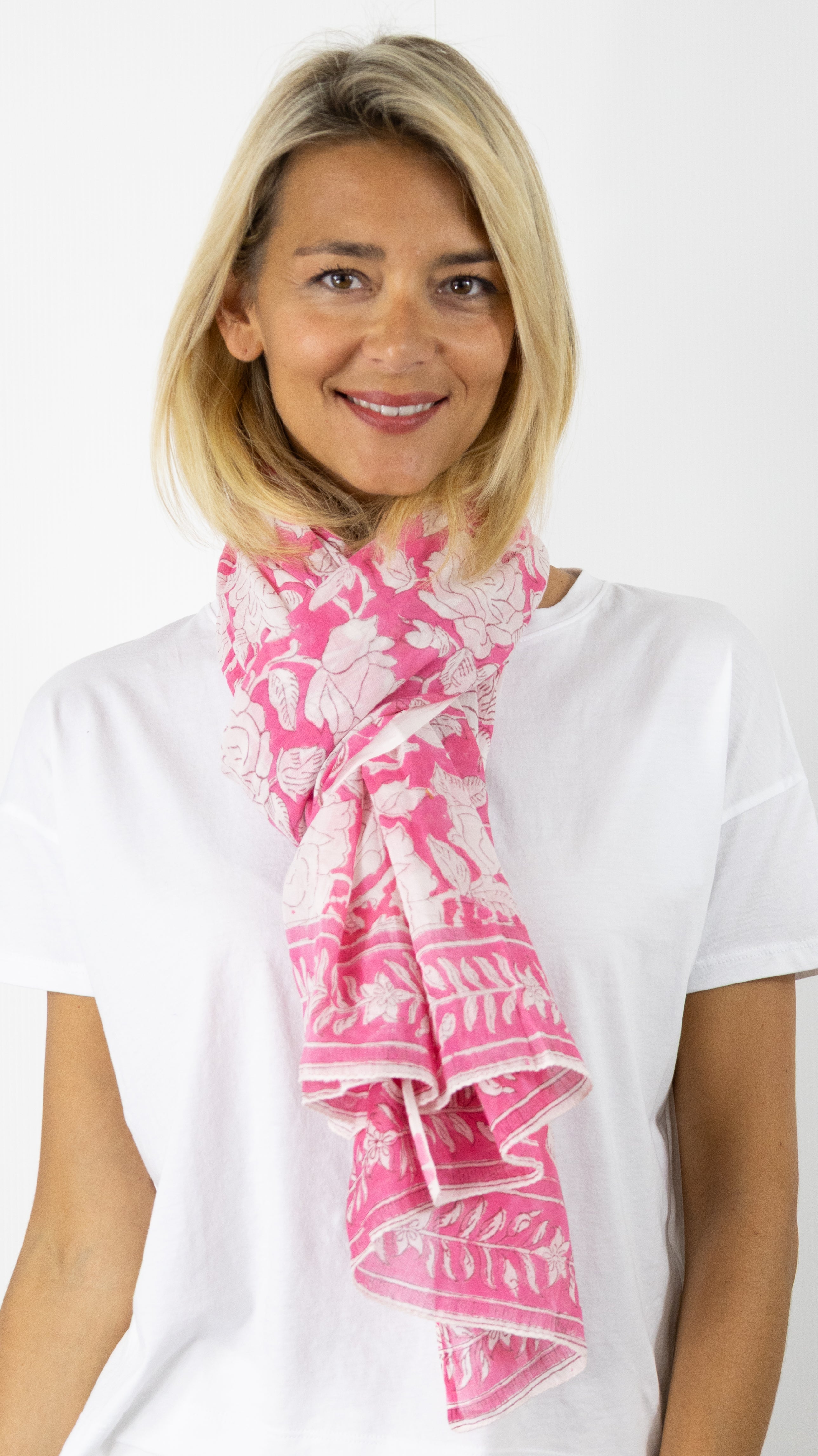 ETOLE BLOCK PRINT 100% COTON ATOLL 67123#COLOR_0400/ROSE CLAIR