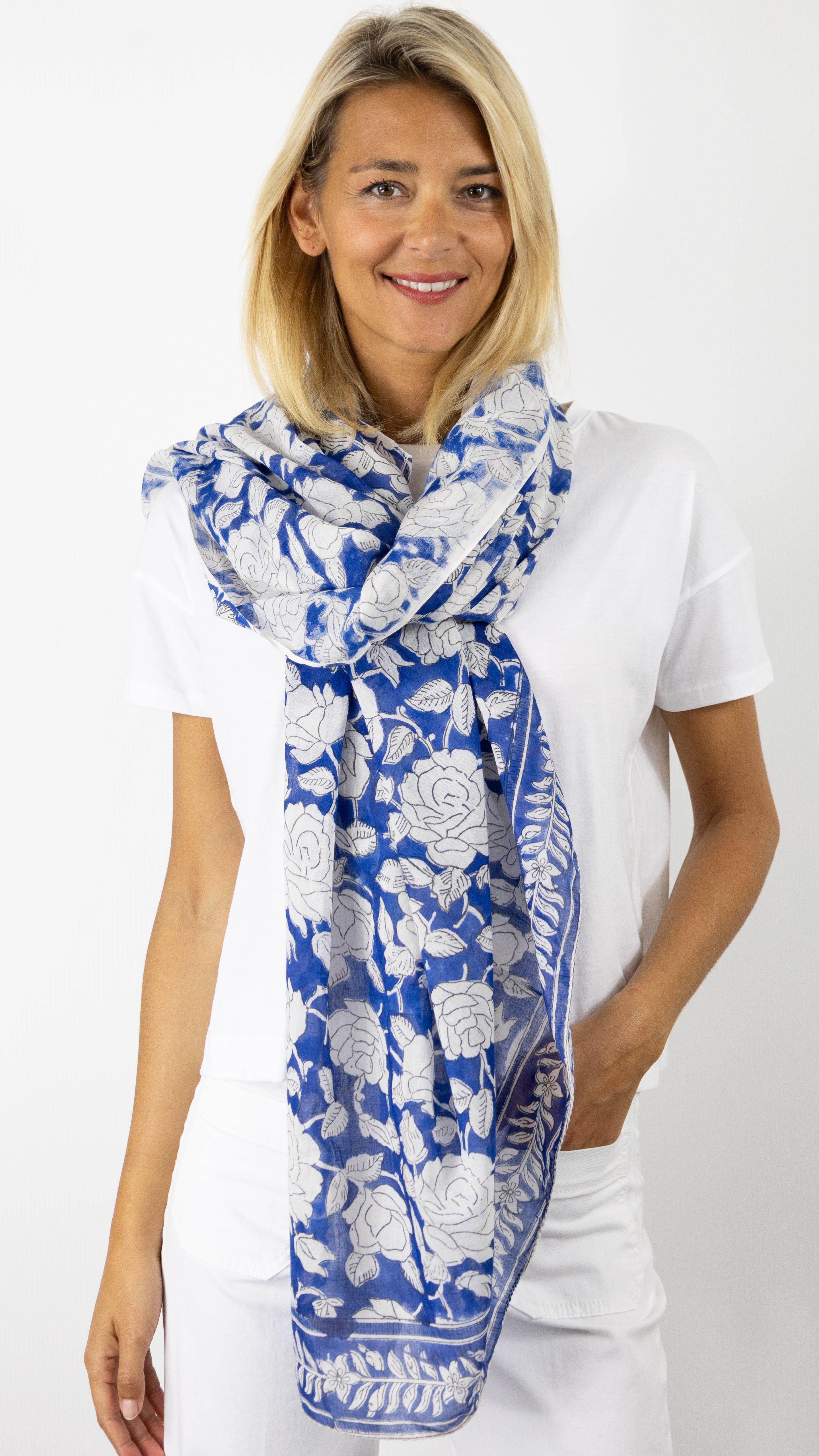 ETOLE BLOCK PRINT 100% COTON ATOLL 67123#COLOR_0500/BLEU CLAIR