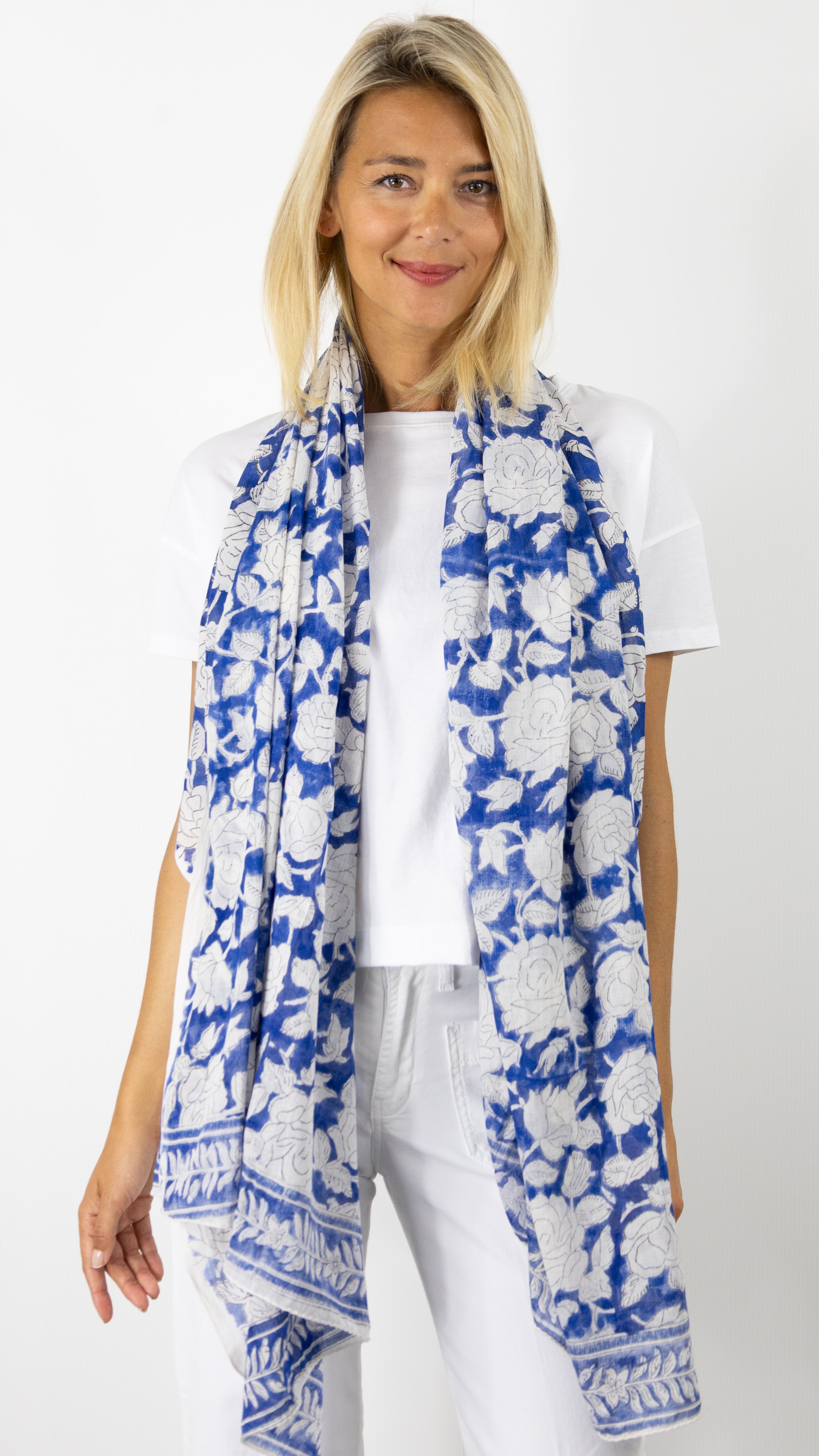 ETOLE BLOCK PRINT 100% COTON ATOLL 67123#COLOR_0500/BLEU CLAIR
