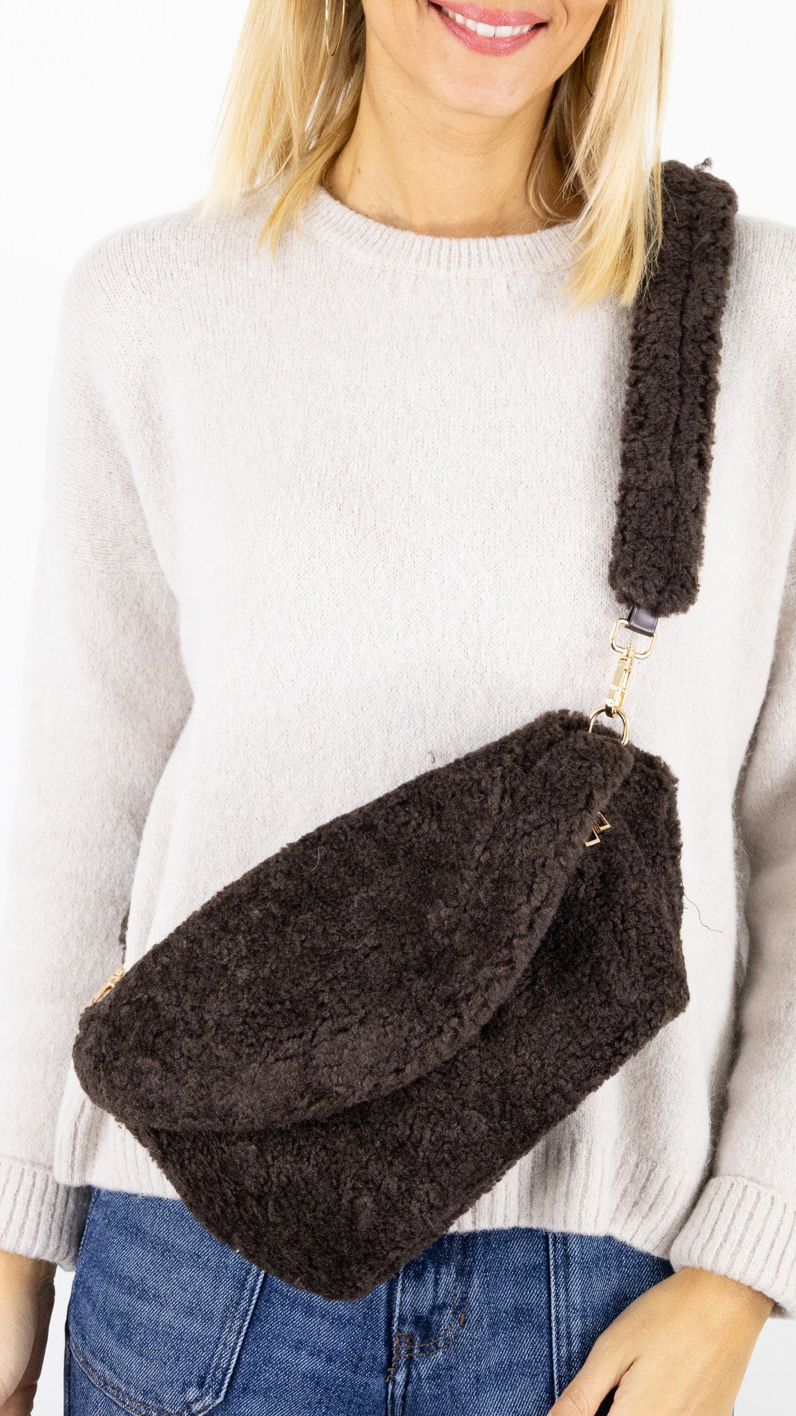 SAC BANANE MOUMOUTE FEMME 67715 VOUS MARRON FONCE