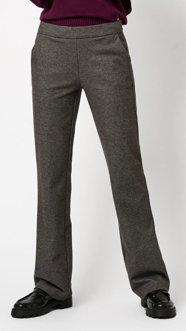 PANTALON CHINE GRIS POUR FEMME TONI 68-09 1213-61 JENNY WIDE