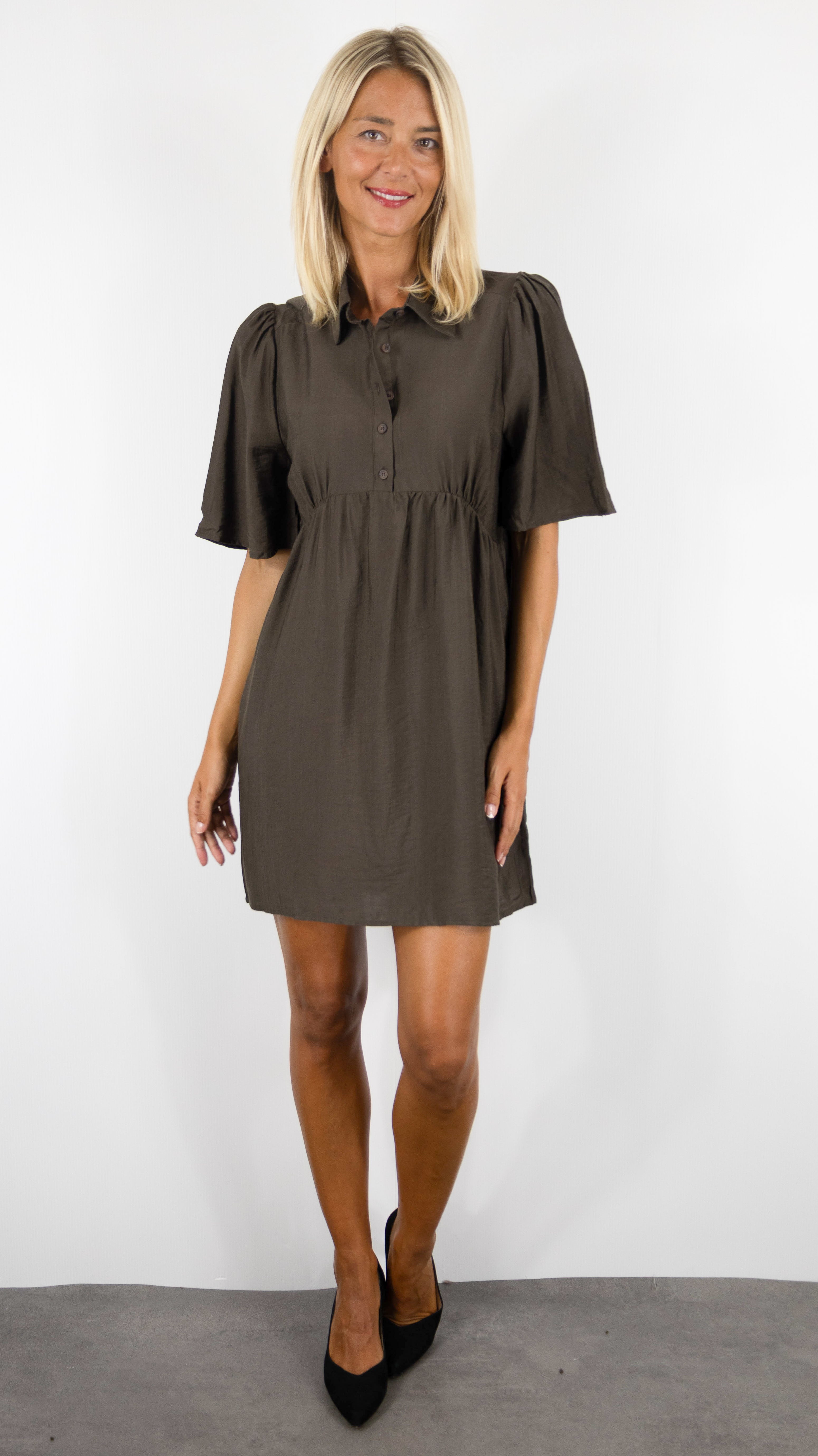 ROBE COURTE CHEMISE FLUIDE POUR FEMME CHOCO SWEEWE 75450