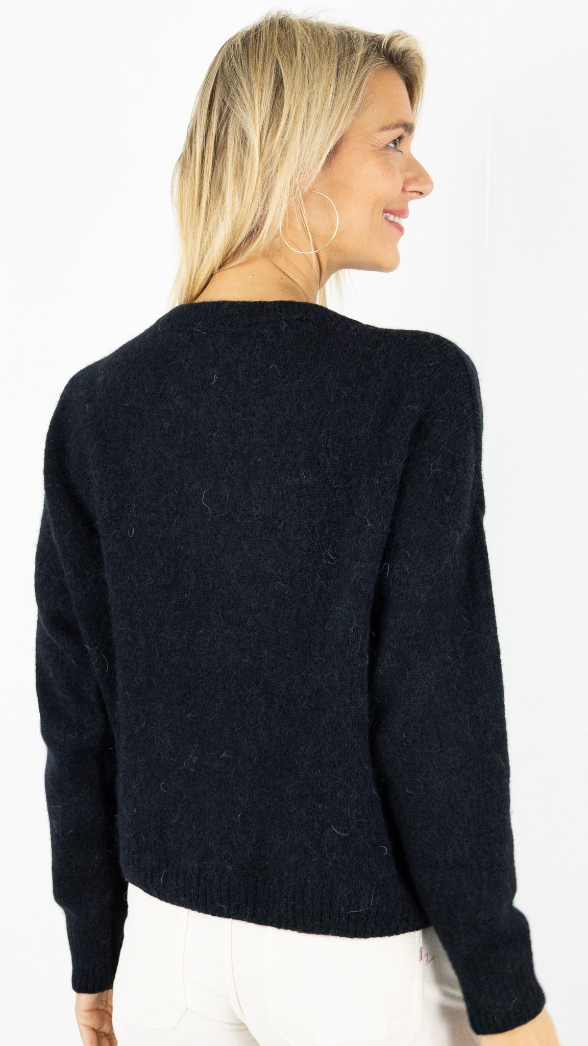 PULL RAS DU COU FEMME 7711 NAIS#color_NOIR