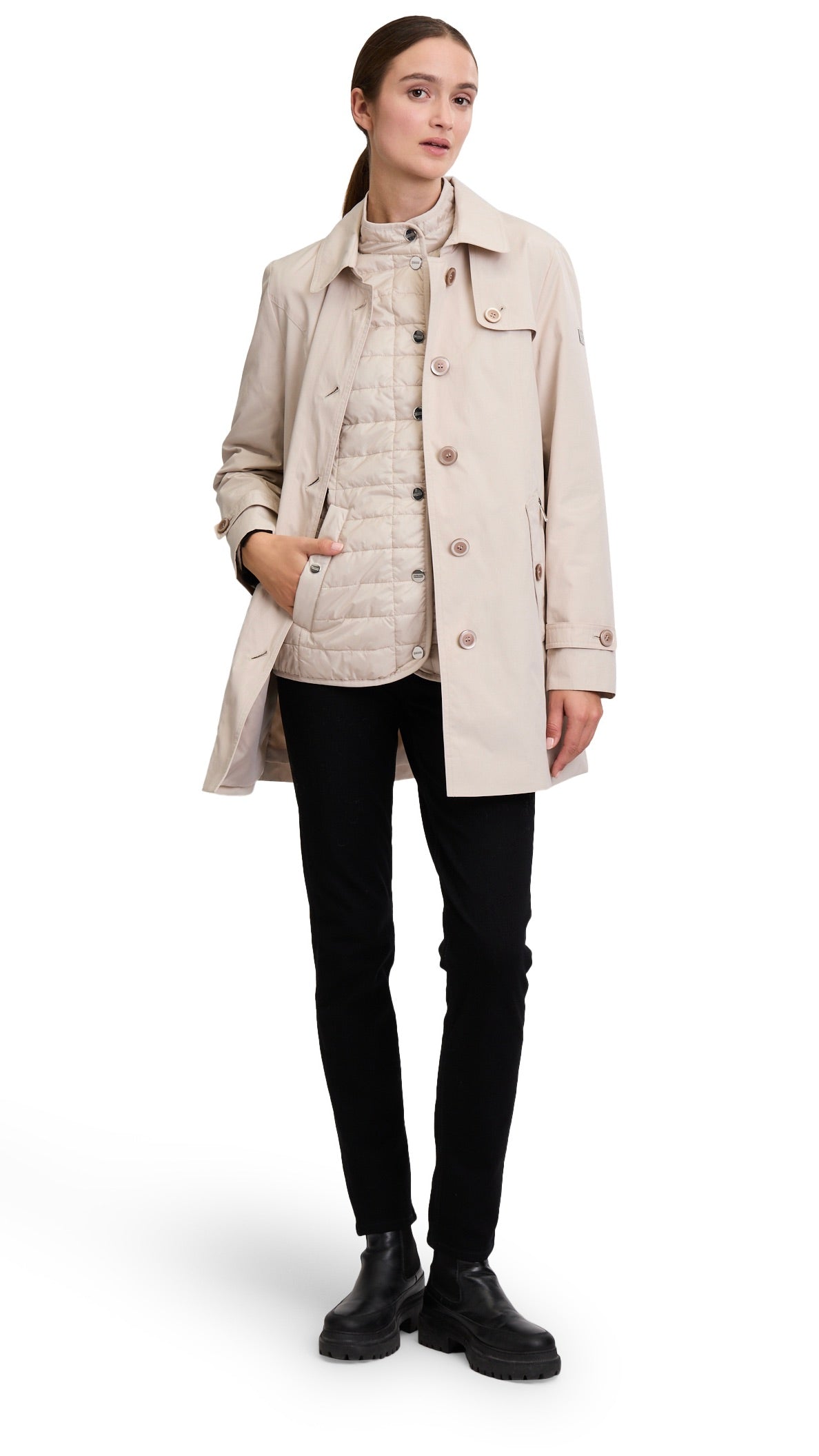 VESTE 3 EN 1 IMPER ET DOUDOUNE FINE BEIGE BETTY BARCLAY 7826 2036#COLOR_9104/BEIGE