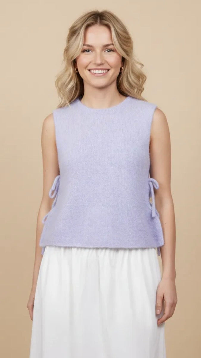 PULL SANS MANCHES NOUETTE SWEEWE 79440#COLOR_PURPLE
