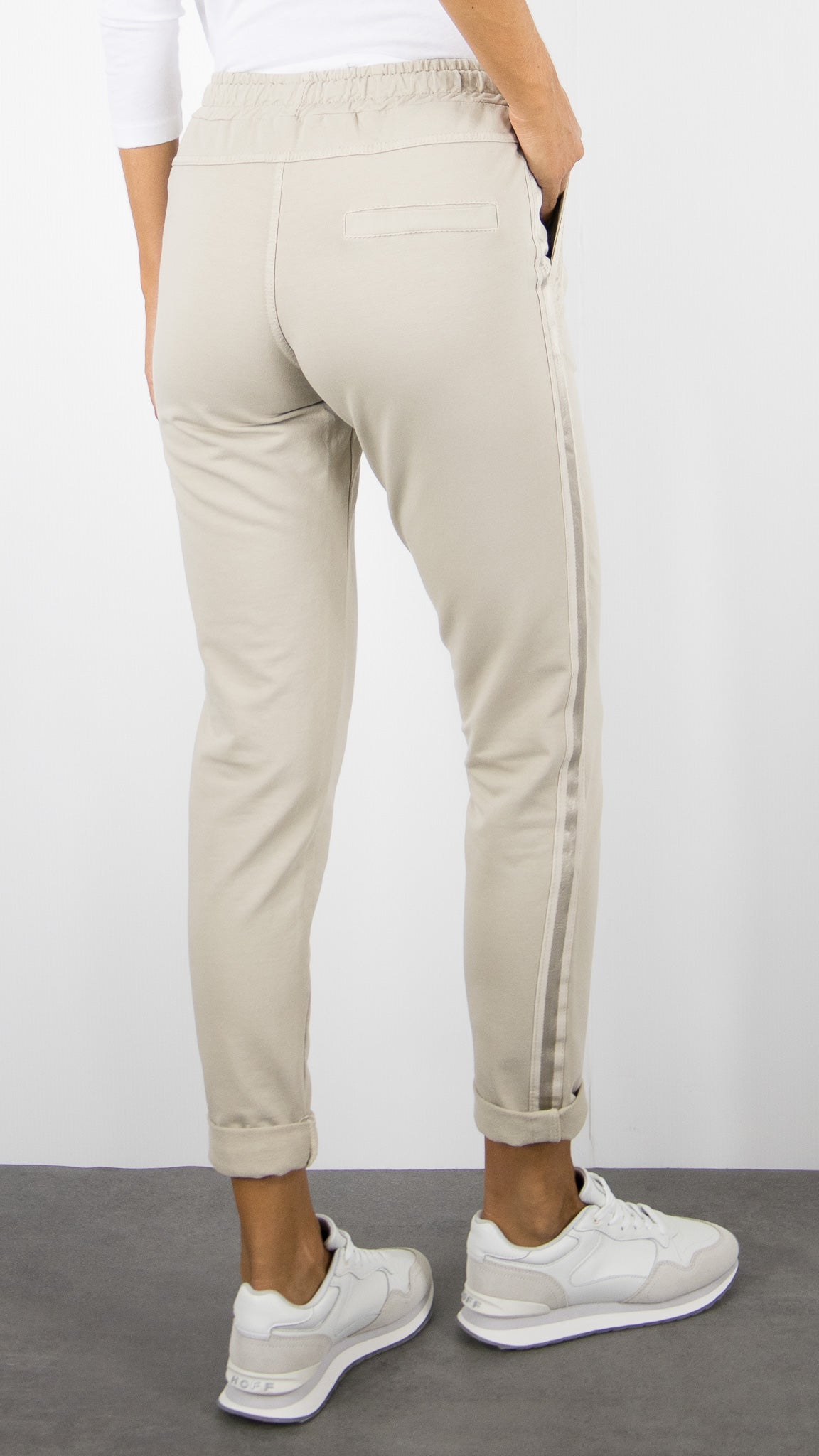 JOGGING EN COTON FEMME STUDIO PARISIEN 822739#COLOR_BEIGE